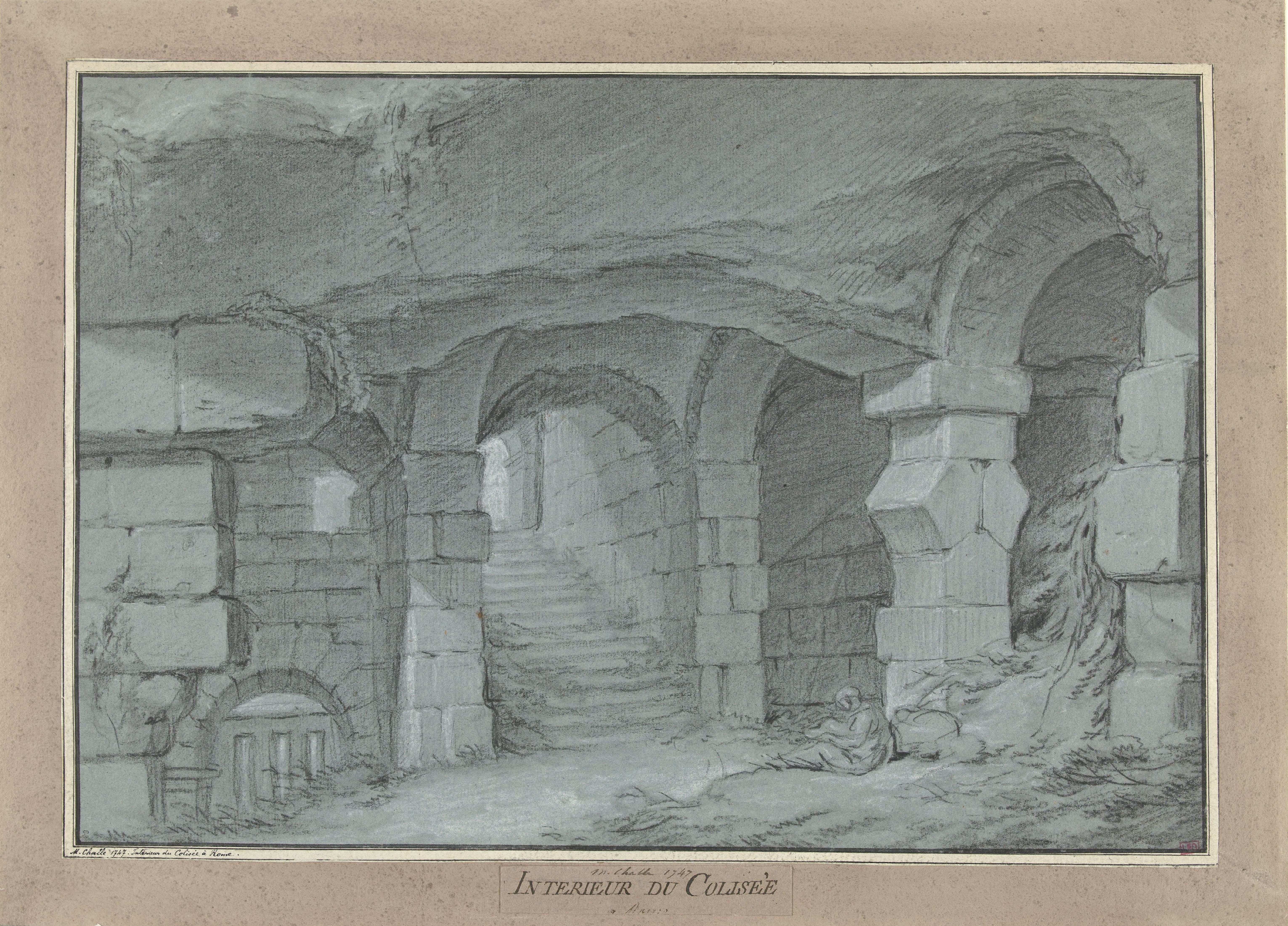 Gezicht in het Colosseum