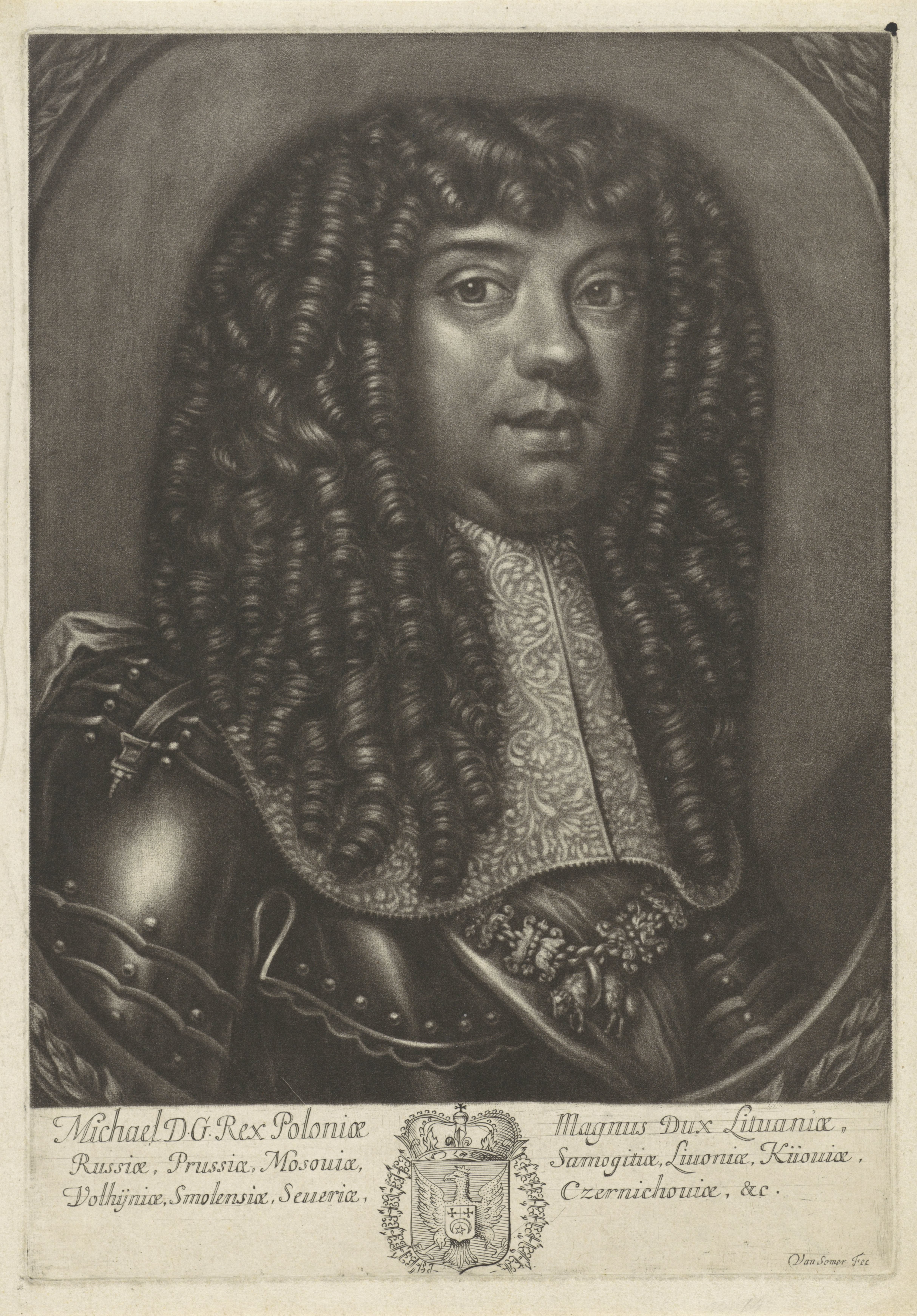 Portret van Michaël Korybut Wiśniowiecki, koning van Polen