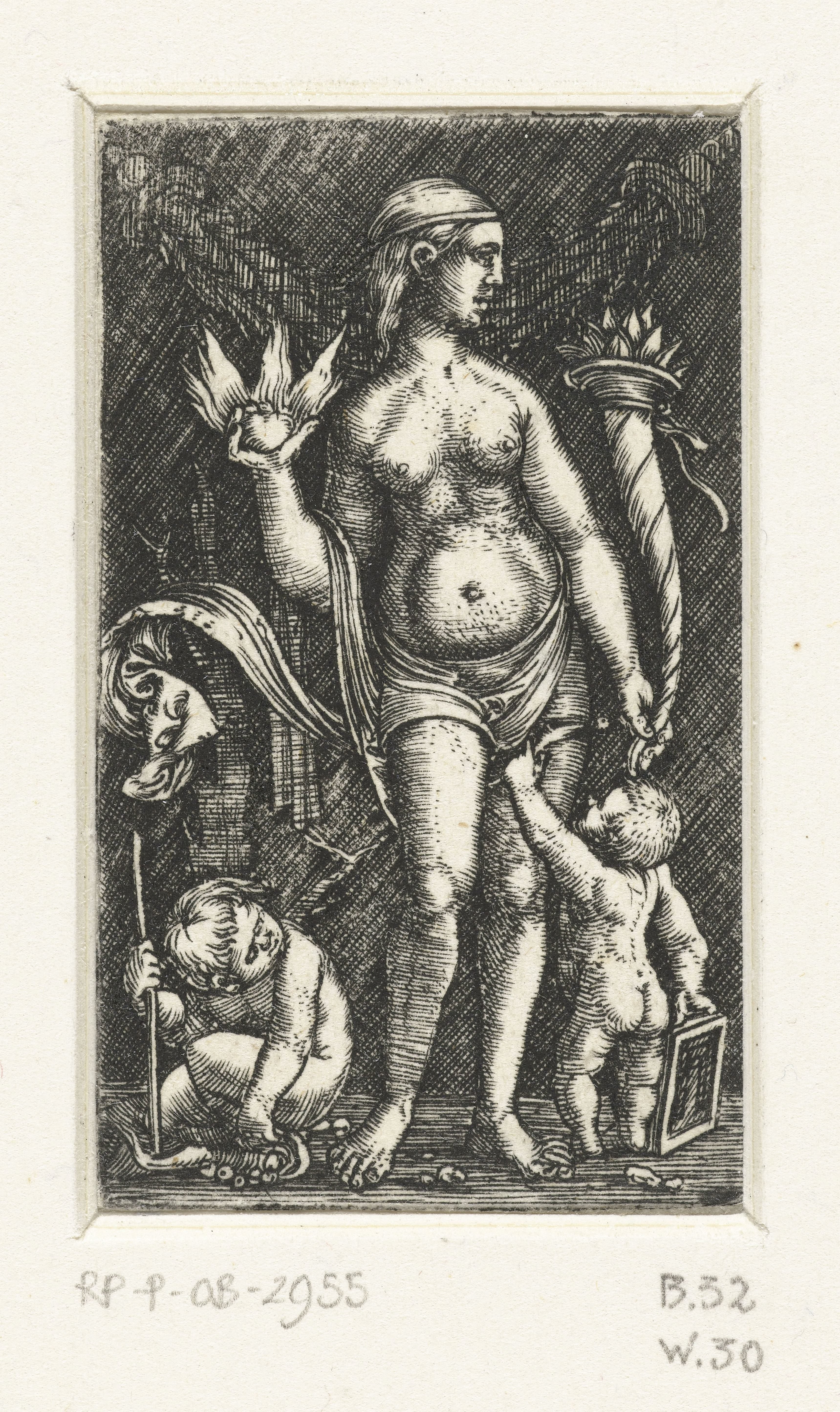 Venus met twee putti
