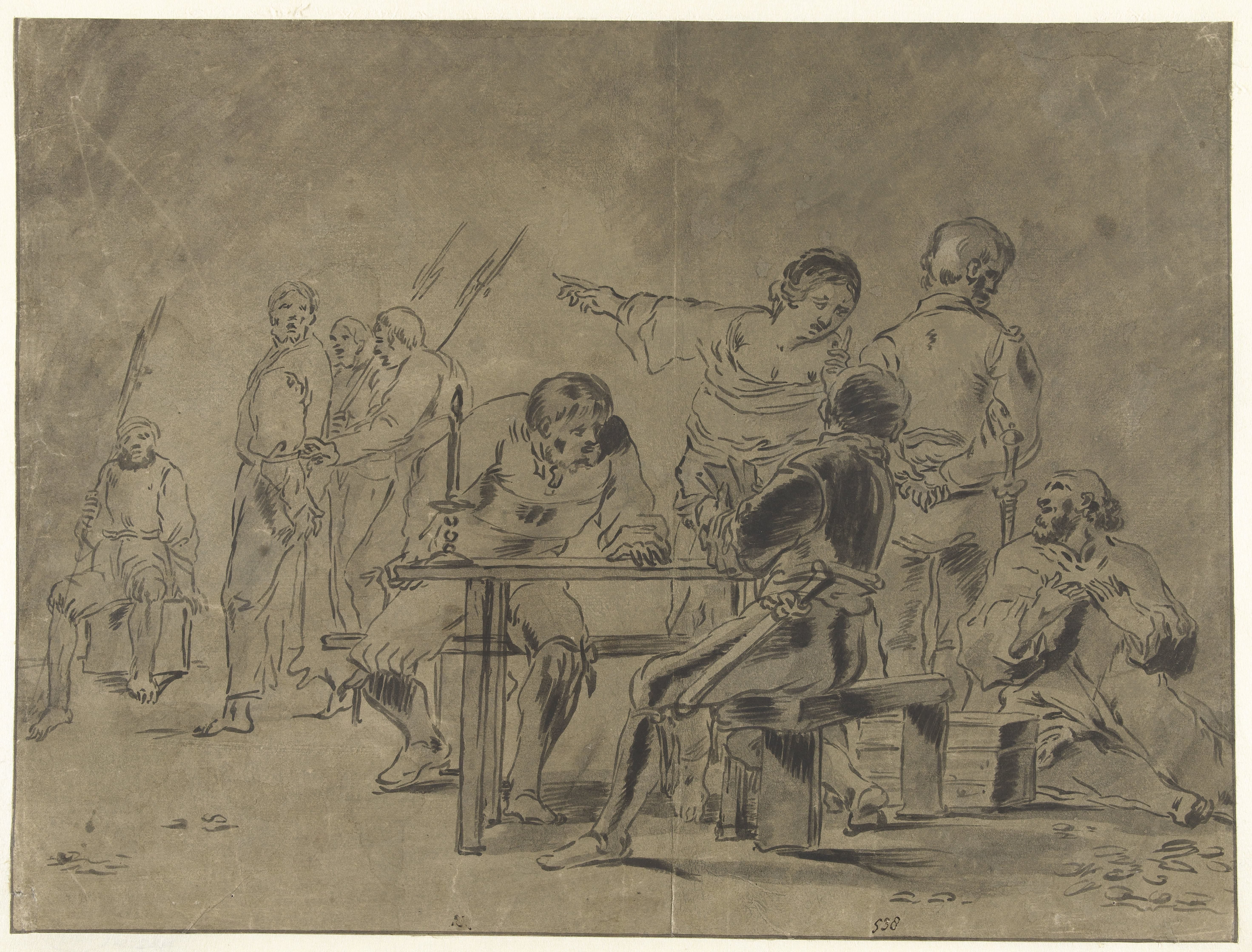 Petrus verloochent Christus