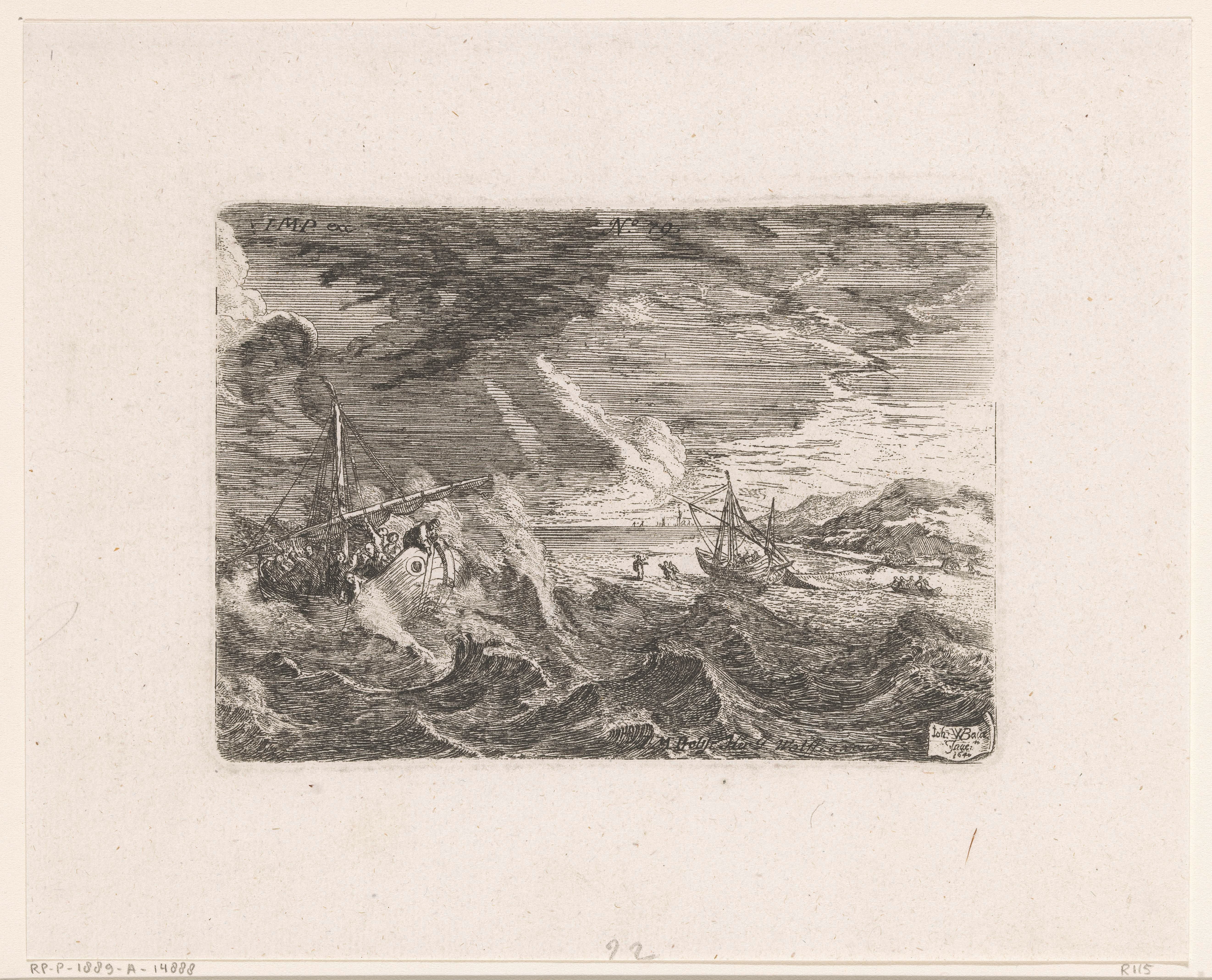 Storm op het Meer van Galilea