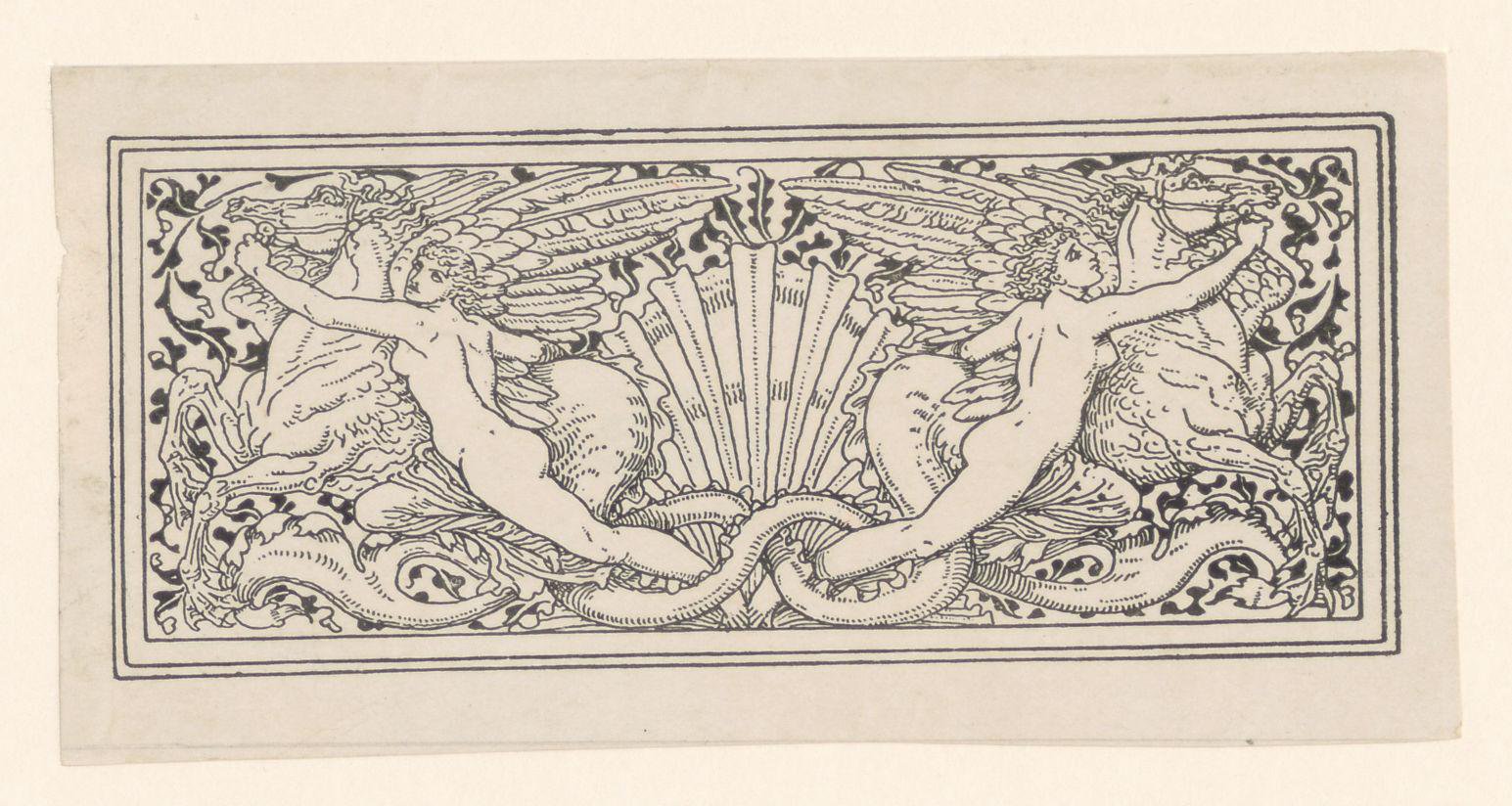 Twee figuren met hippocampus