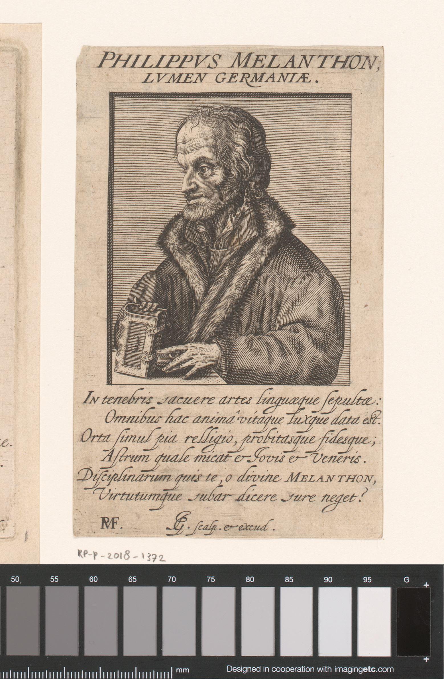Portret van Philipp Melanchthon