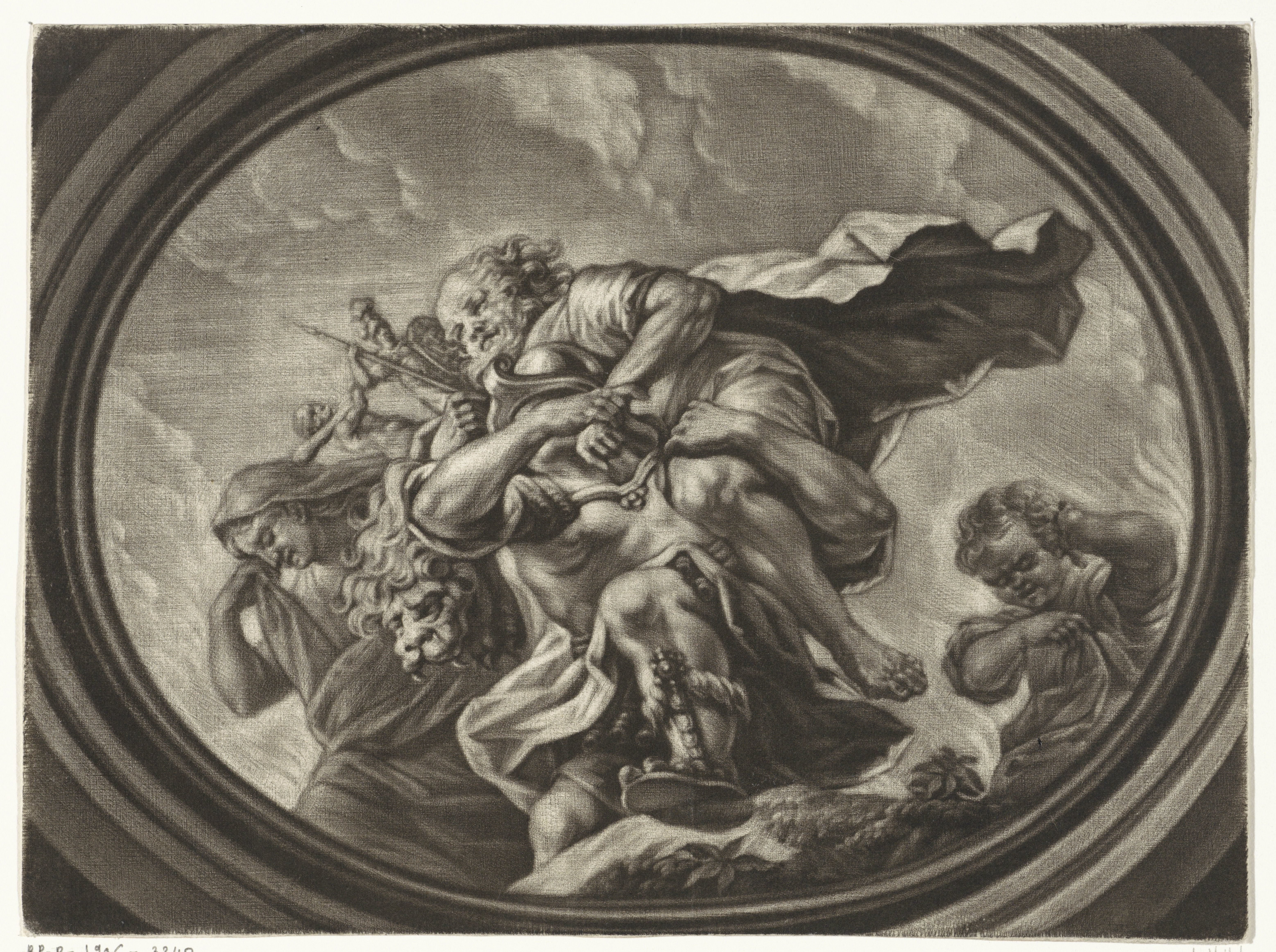 Aeneas vlucht uit Troje