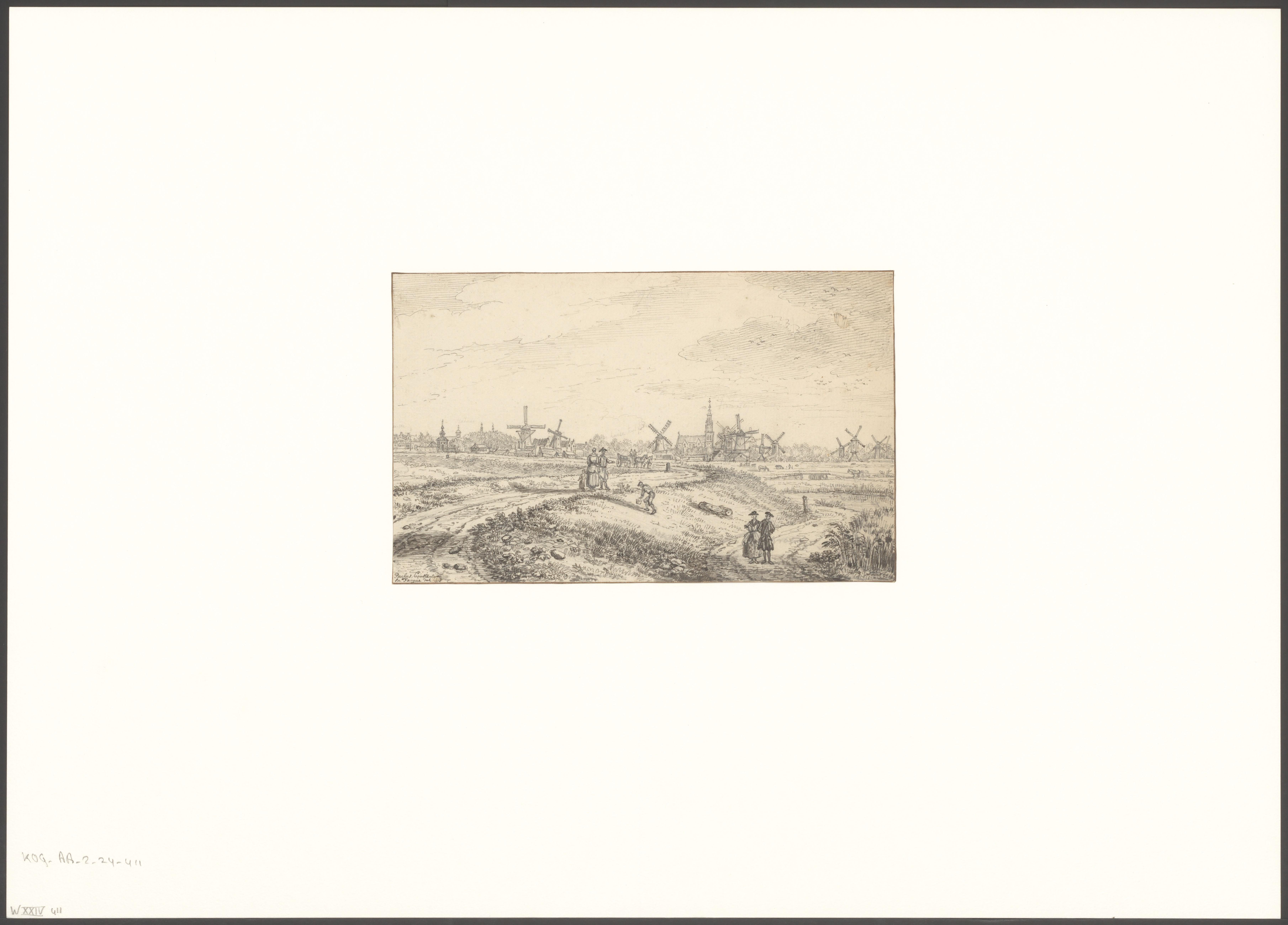 Gezicht op de Spaarndammerdijk
