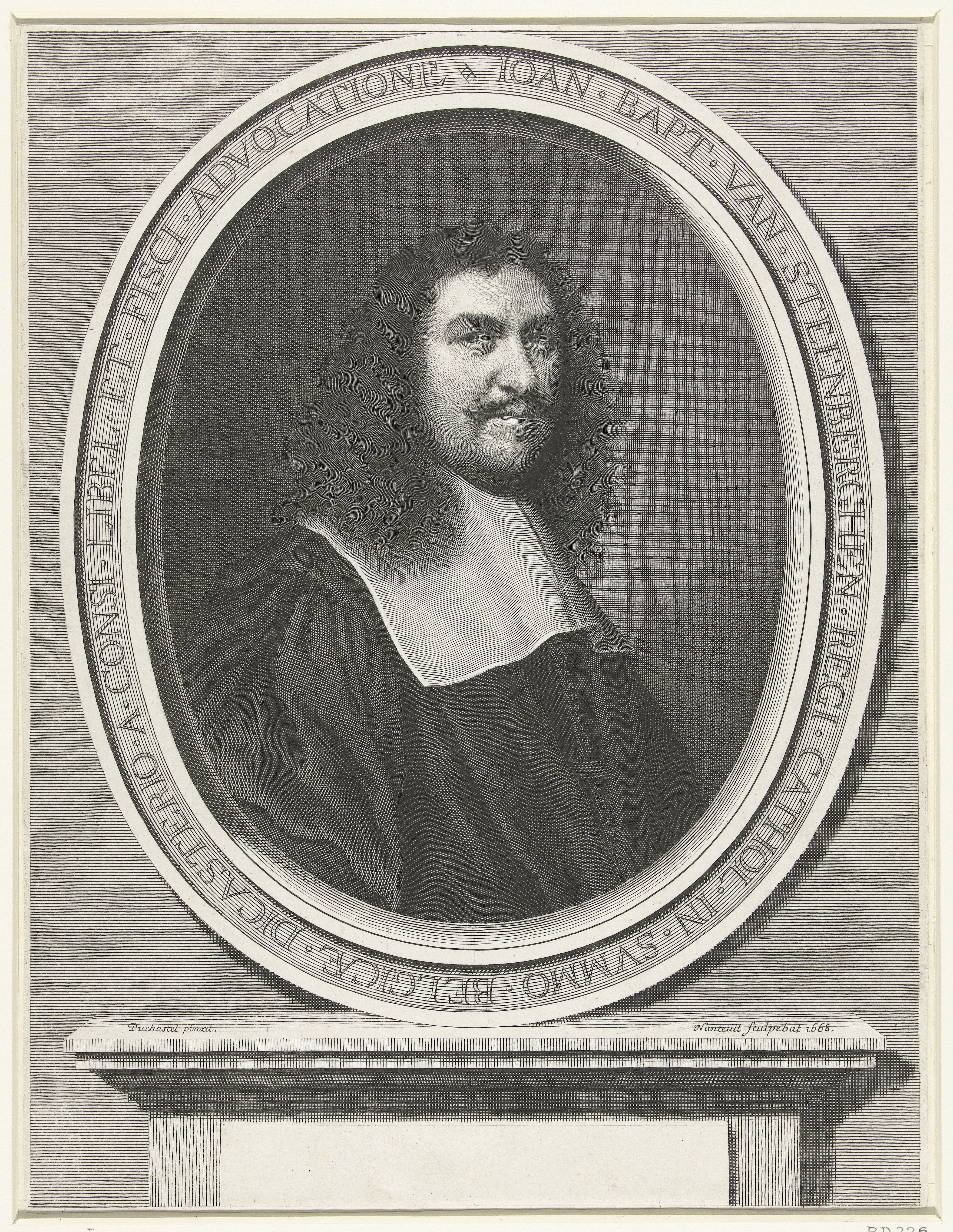 Portret van Jean Baptiste van Steenberghen