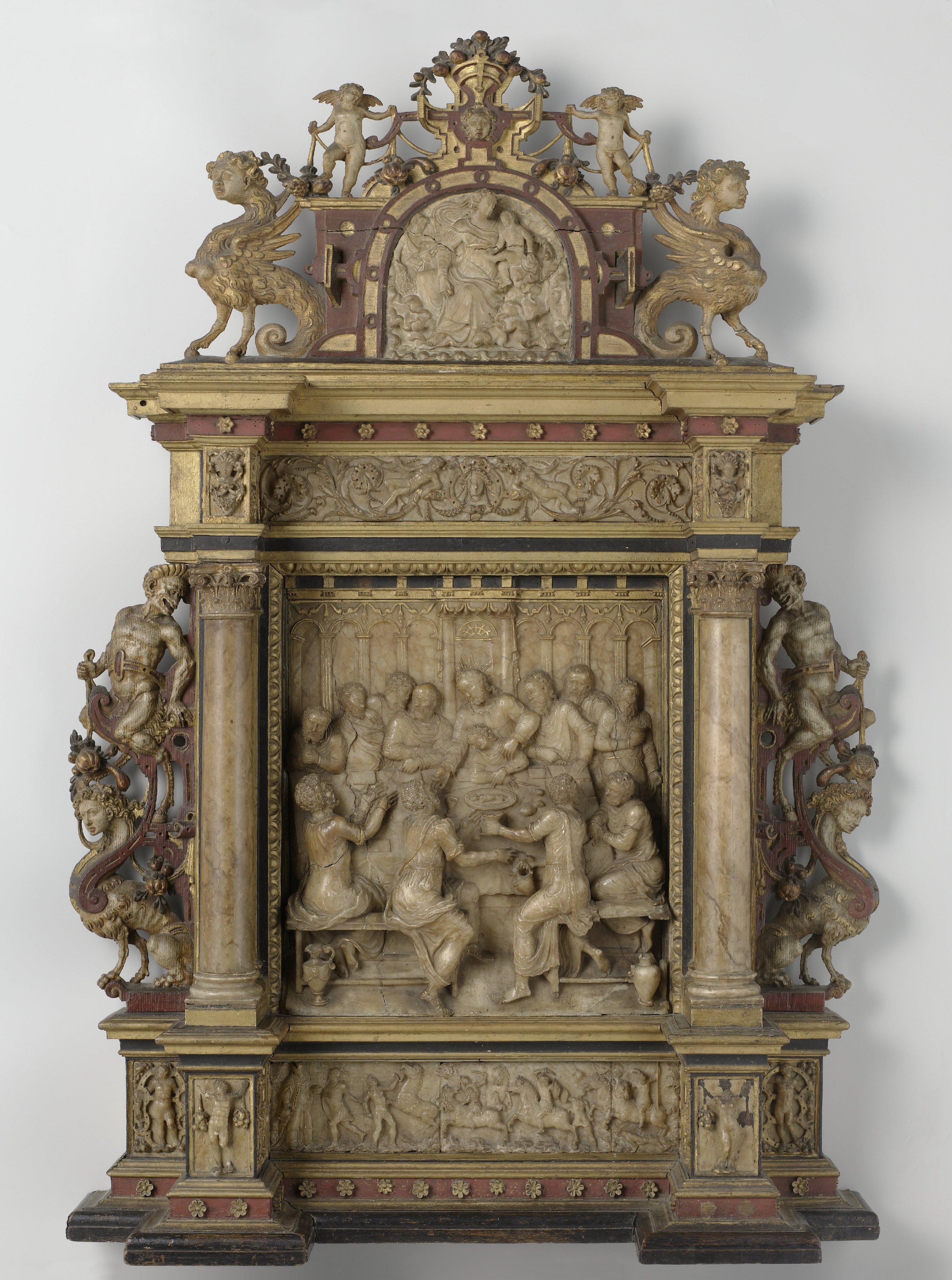 Domestic altar with the Last Supper