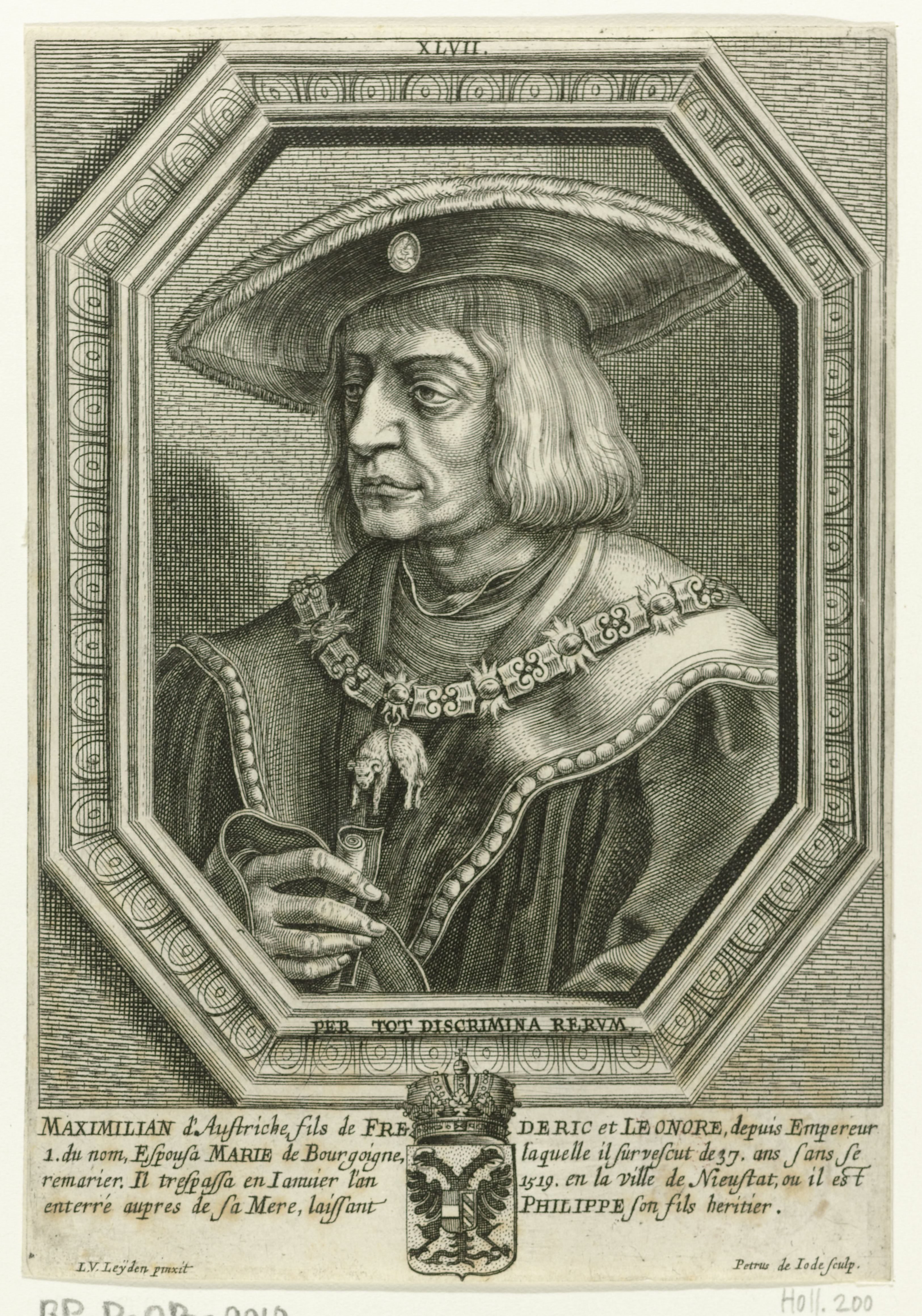 Portret van keizer Maximiliaan I