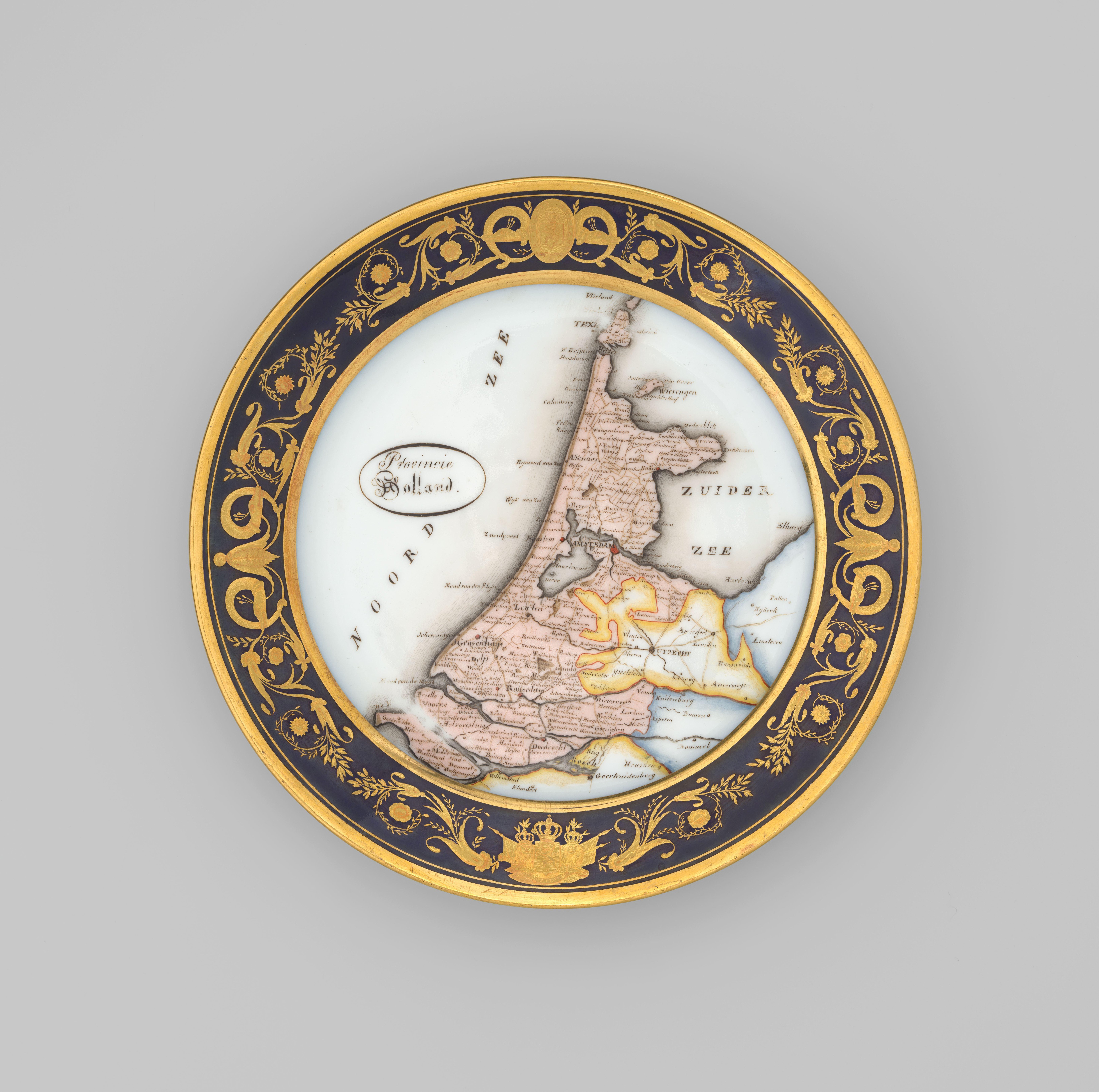 18 borden met het decor van een Nederlandse provincie