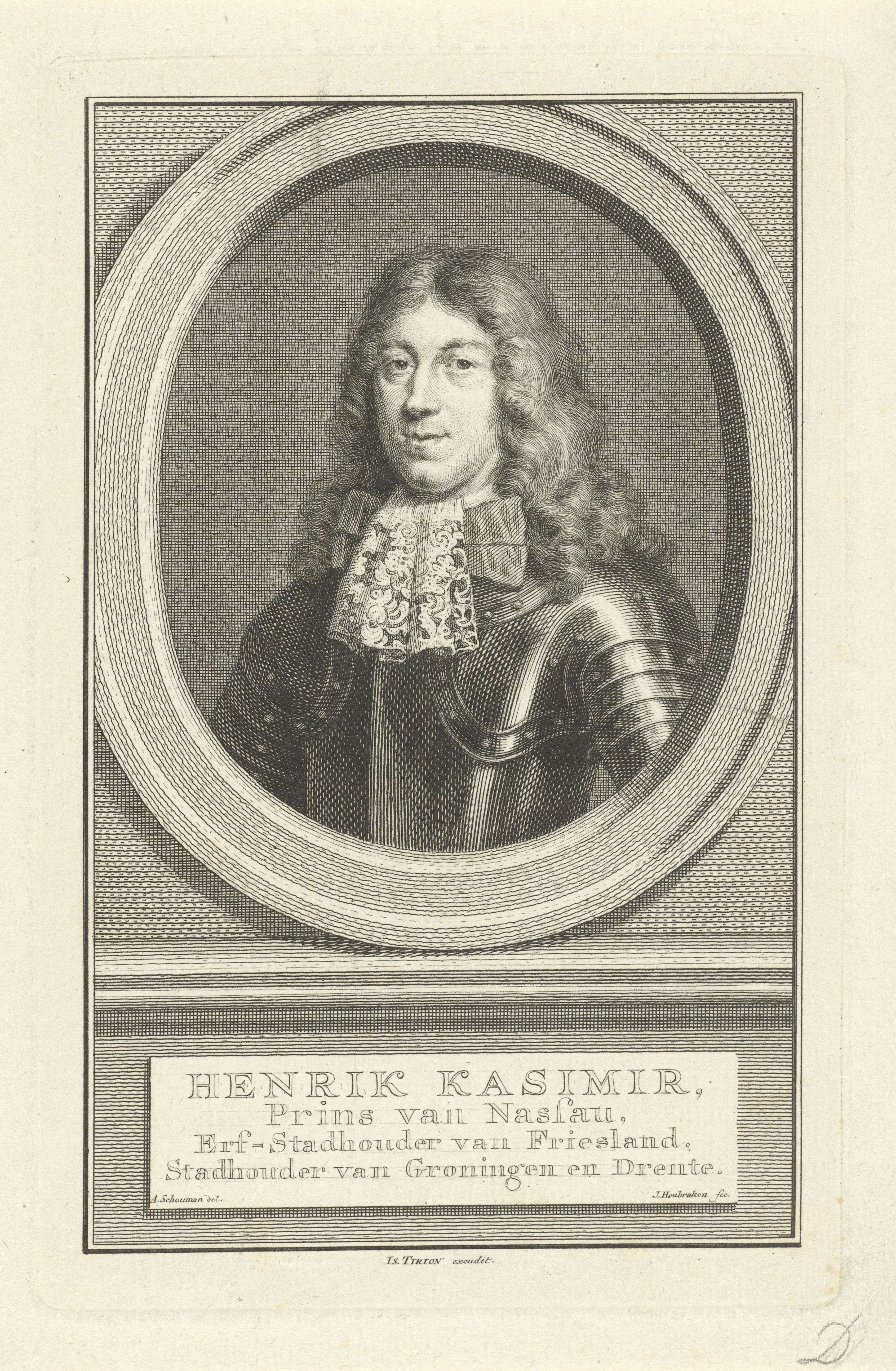 Portret van Hendrik Casimir II