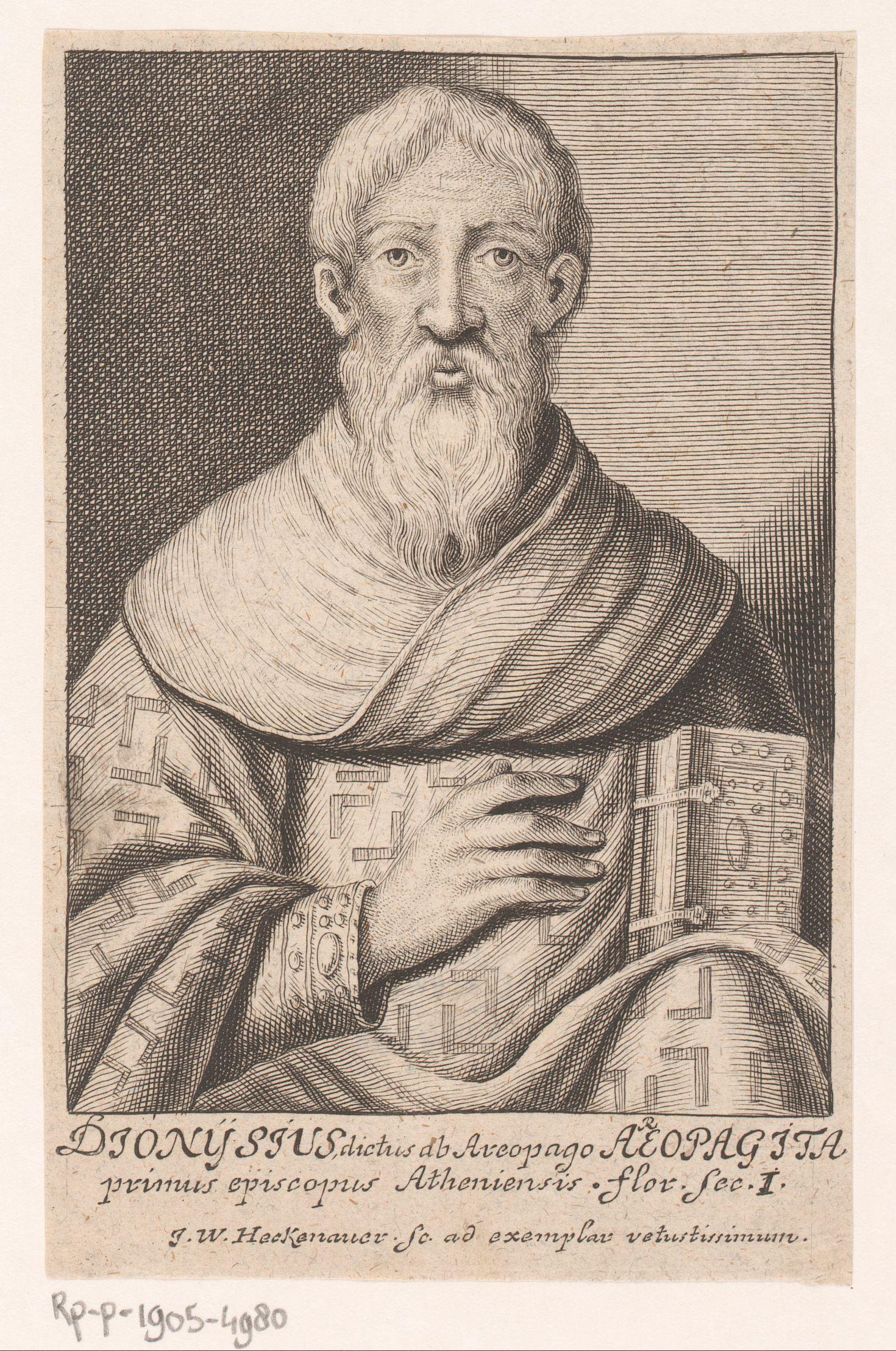 Portret van Dionysius Areopagita
