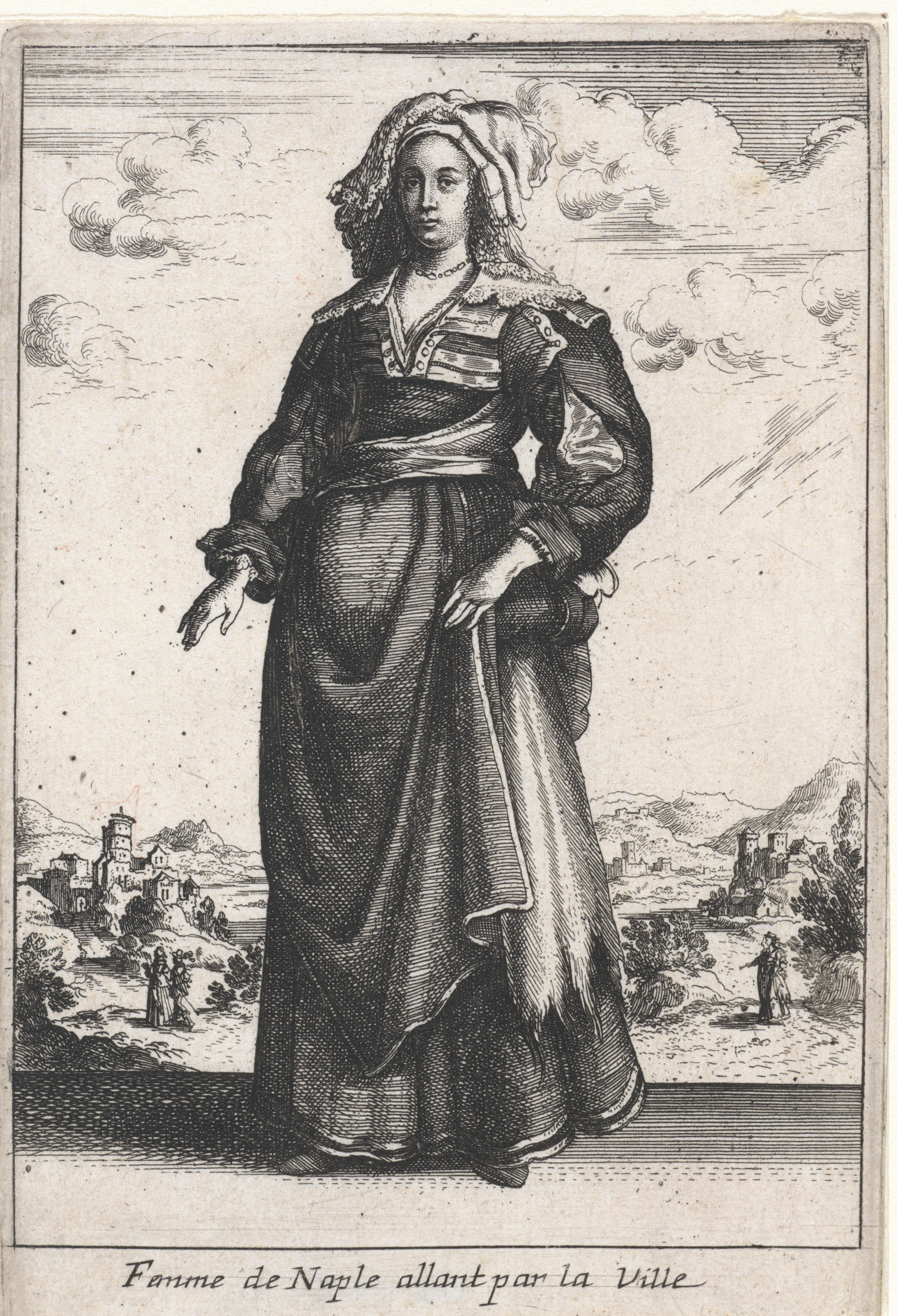 Femme de Naple allant par la Ville
