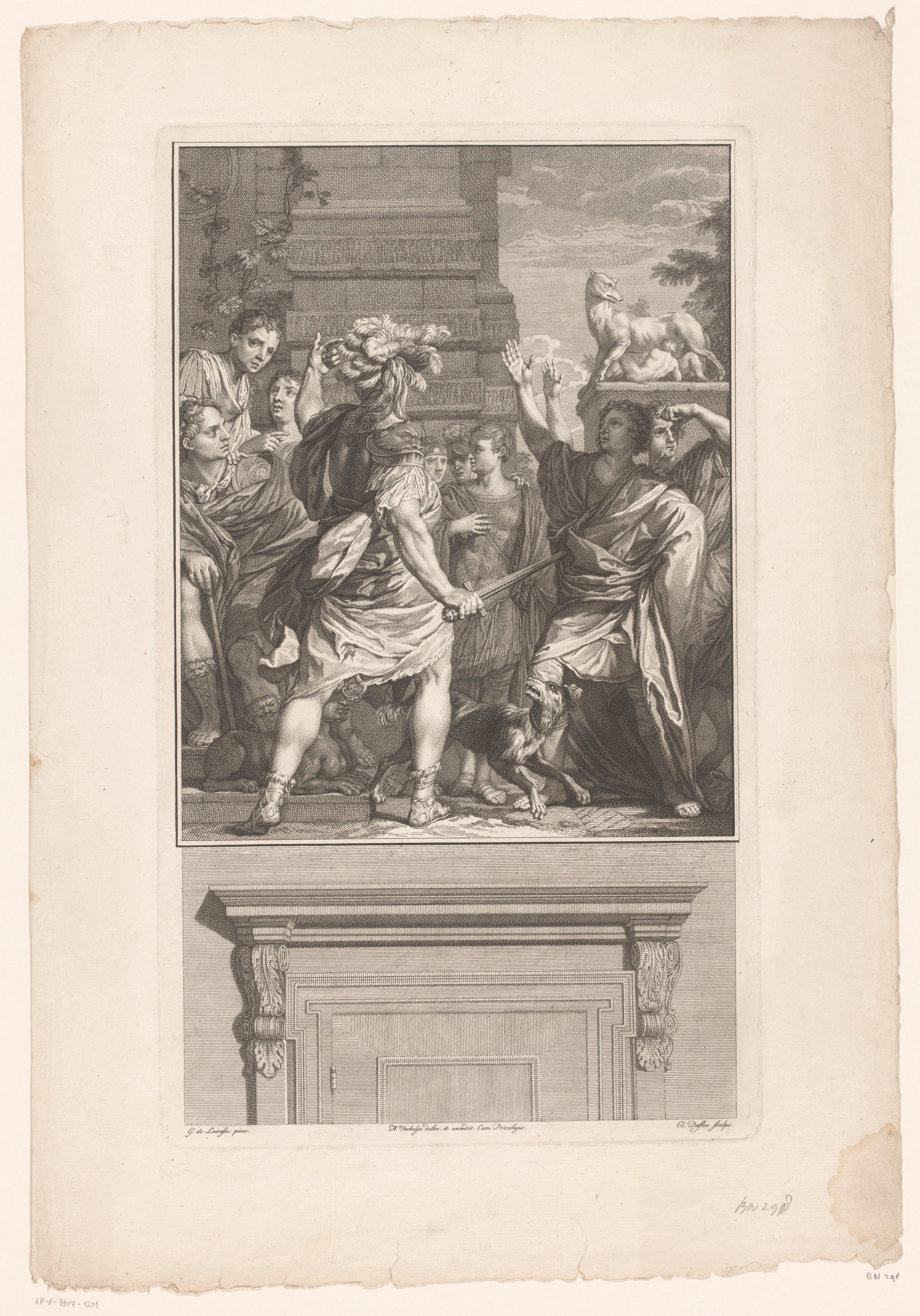 Romeinse scène met Scipio
