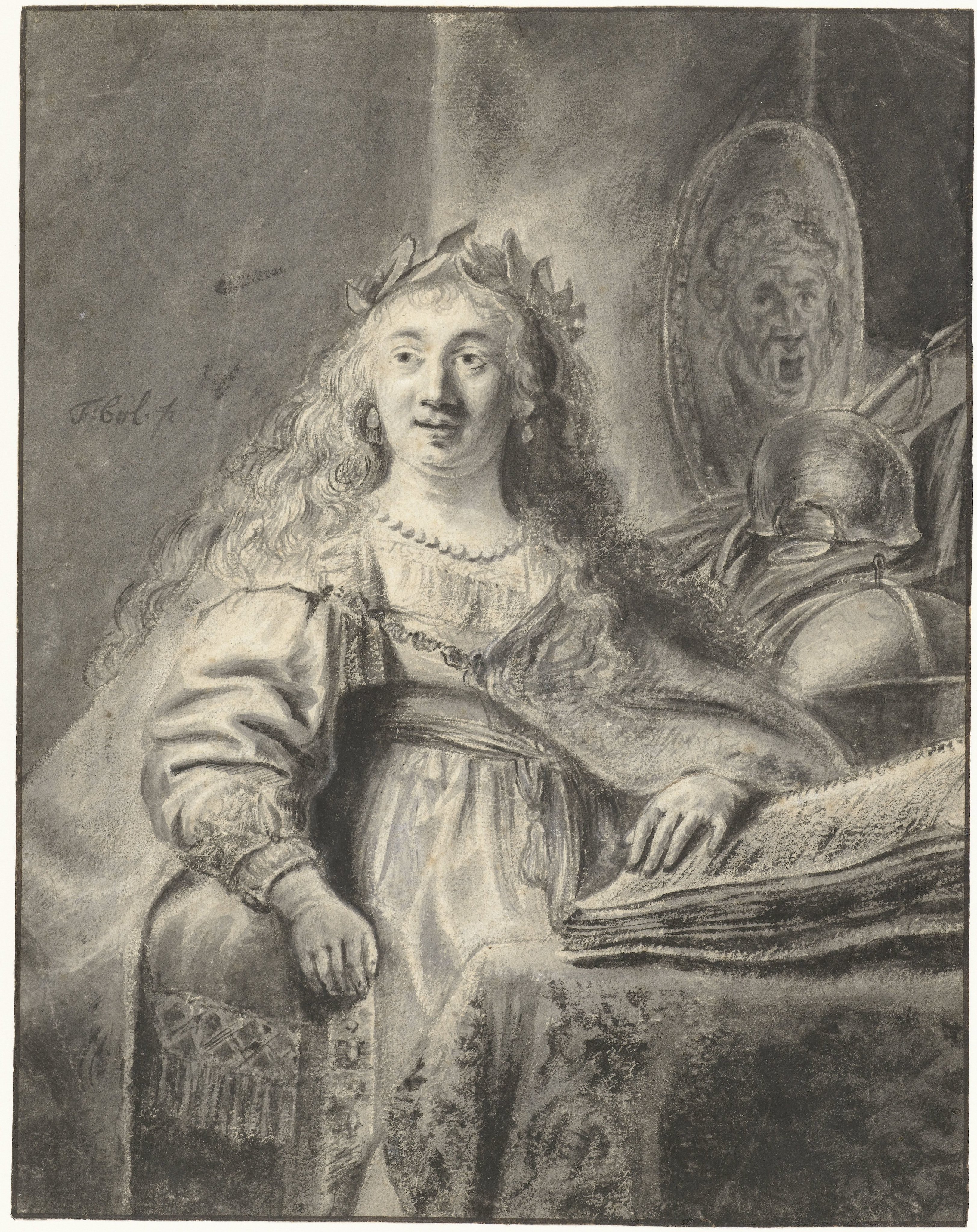 Minerva in her Study