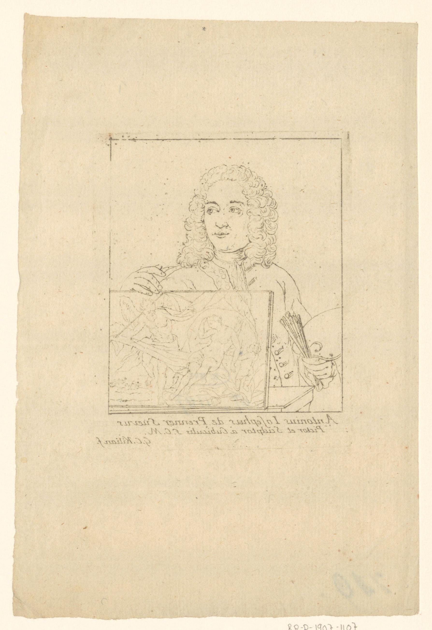 Portret van Anton Joseph von Prenner