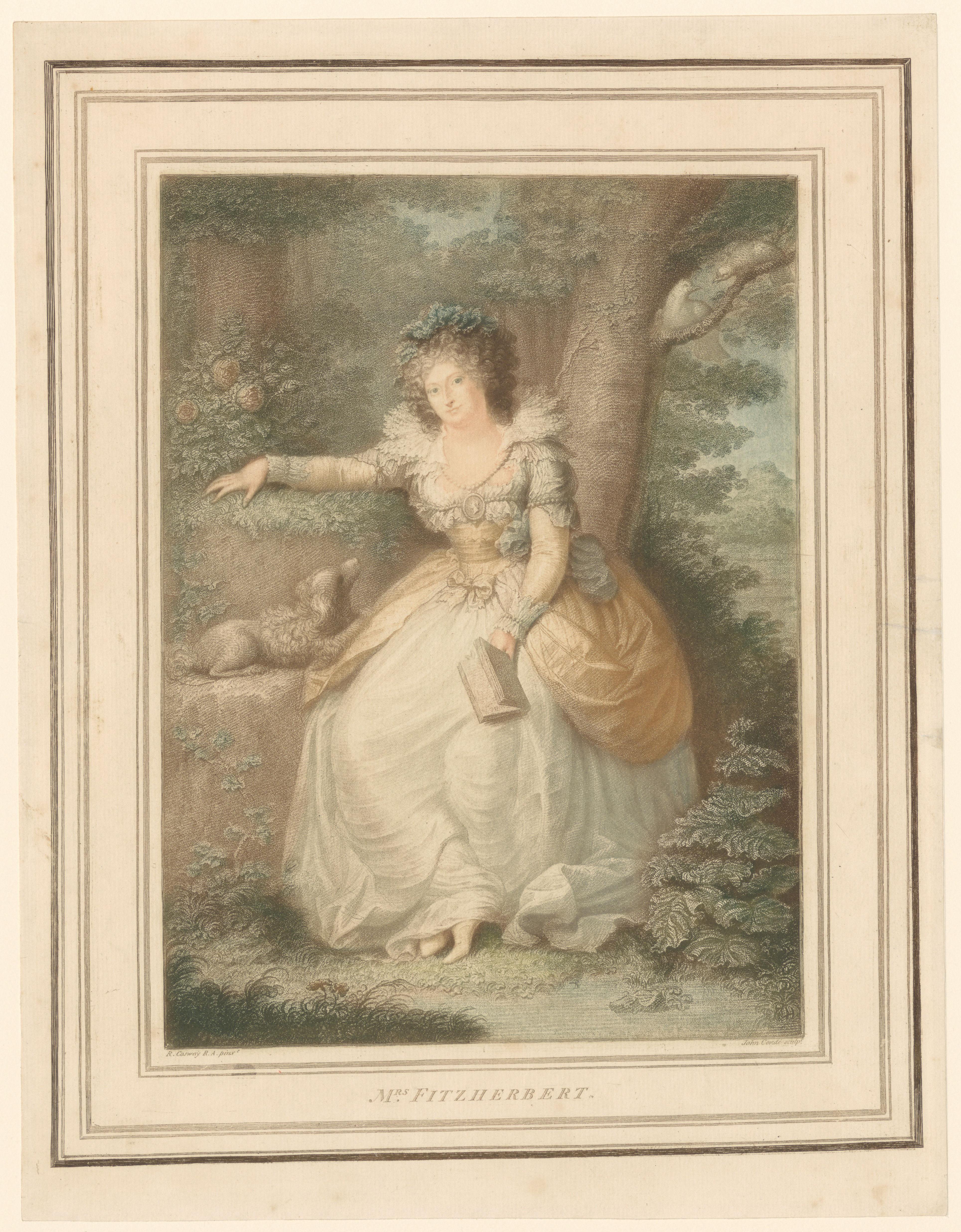 Portret ten voeten uit van Maria Anne Fitzherbert