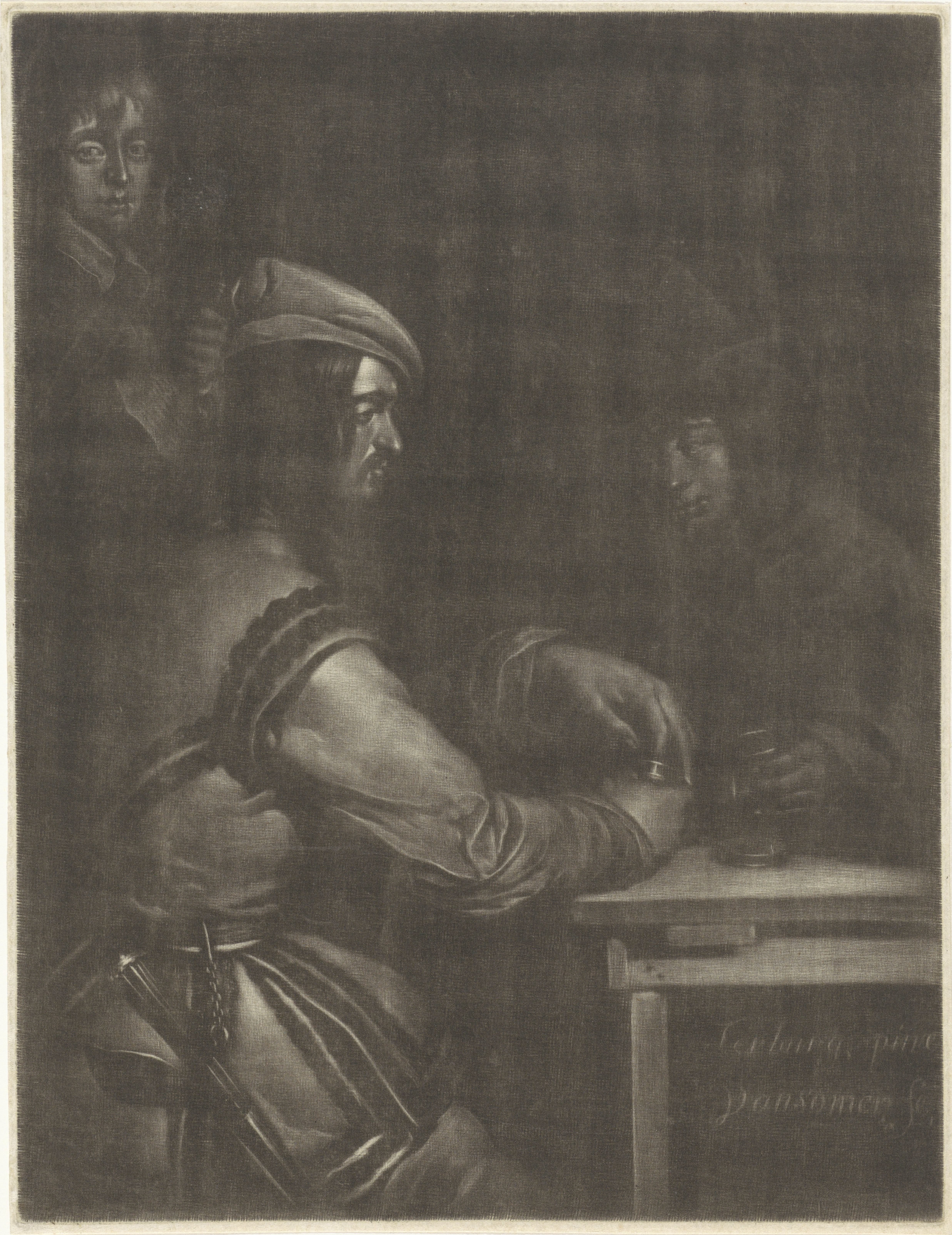 Twee mannen aan een tafel