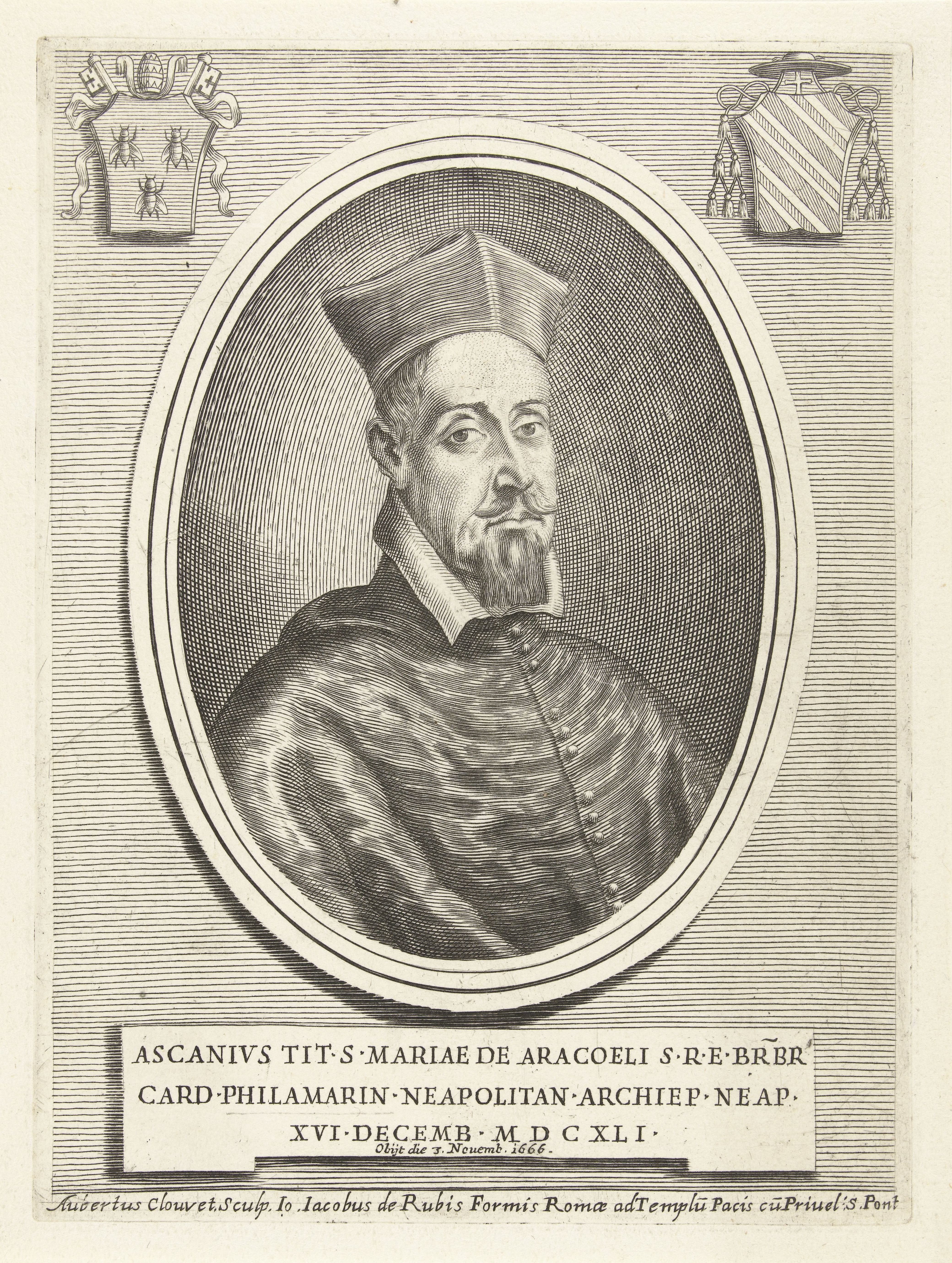 Portret van kardinaal Ascanio Filomarino
