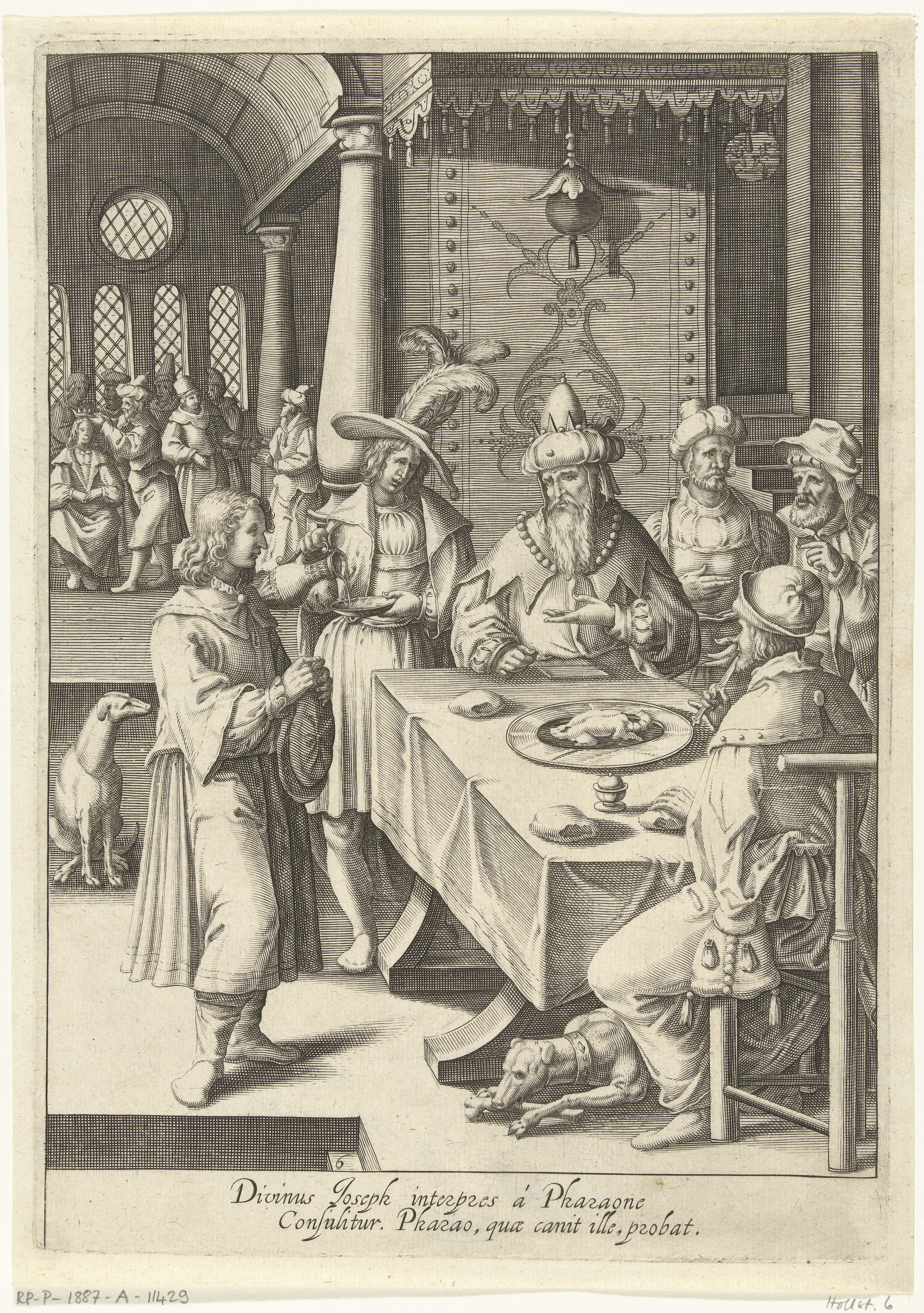 Jozef verklaart de dromen van de farao