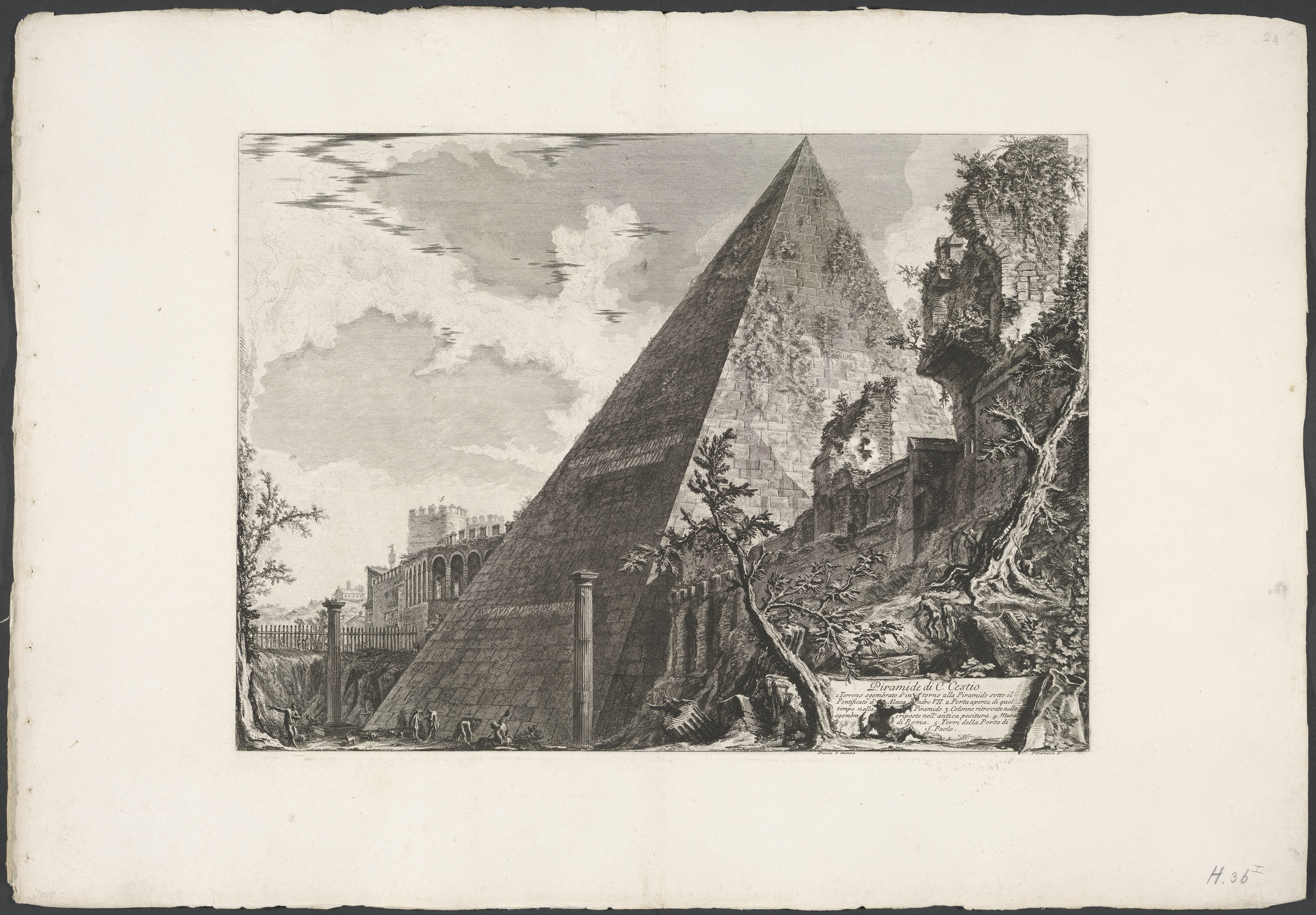 Piramide van Cestius te Rome