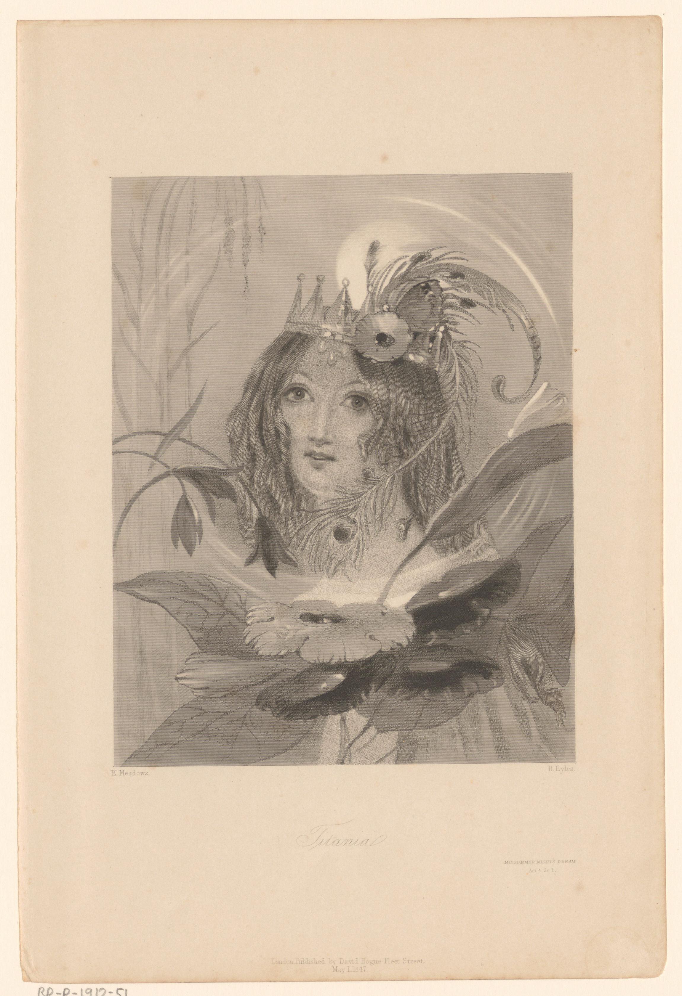 Titania, uit Shakespeare's Een Midzomernachtdroom
