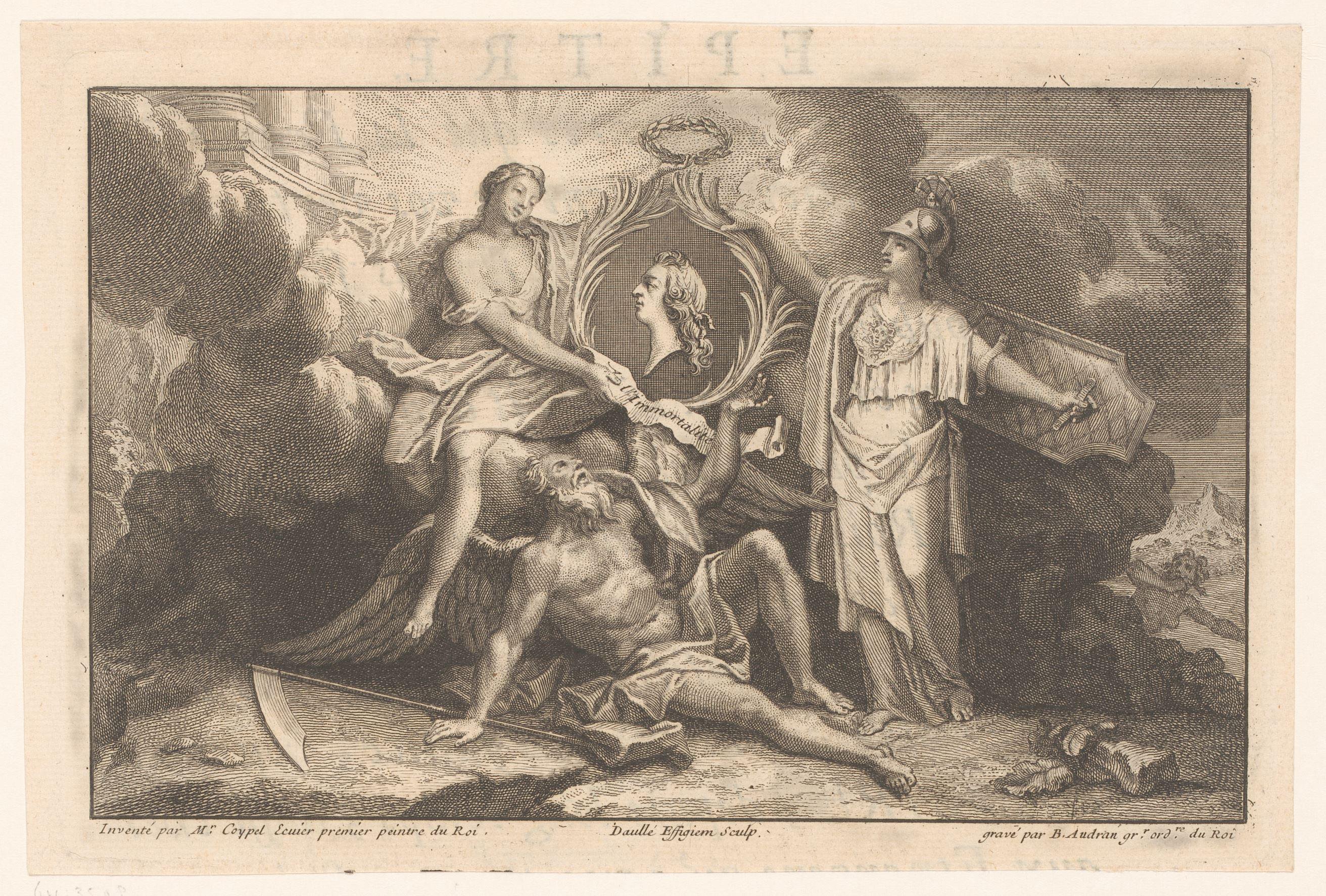 Allegorie op de onsterfelijkheid van de Franse koning