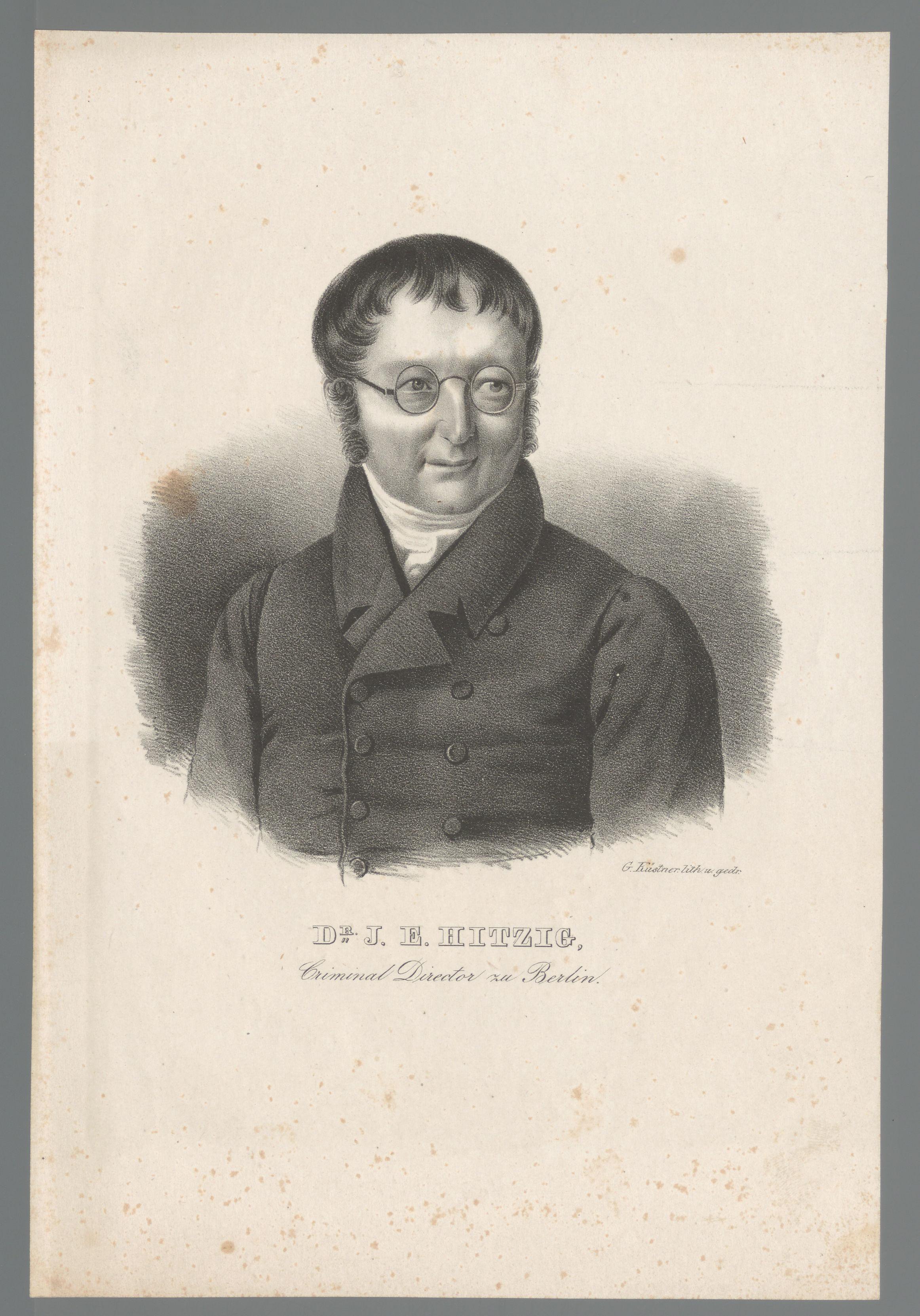 Portret van Julius Eduard Hitzig