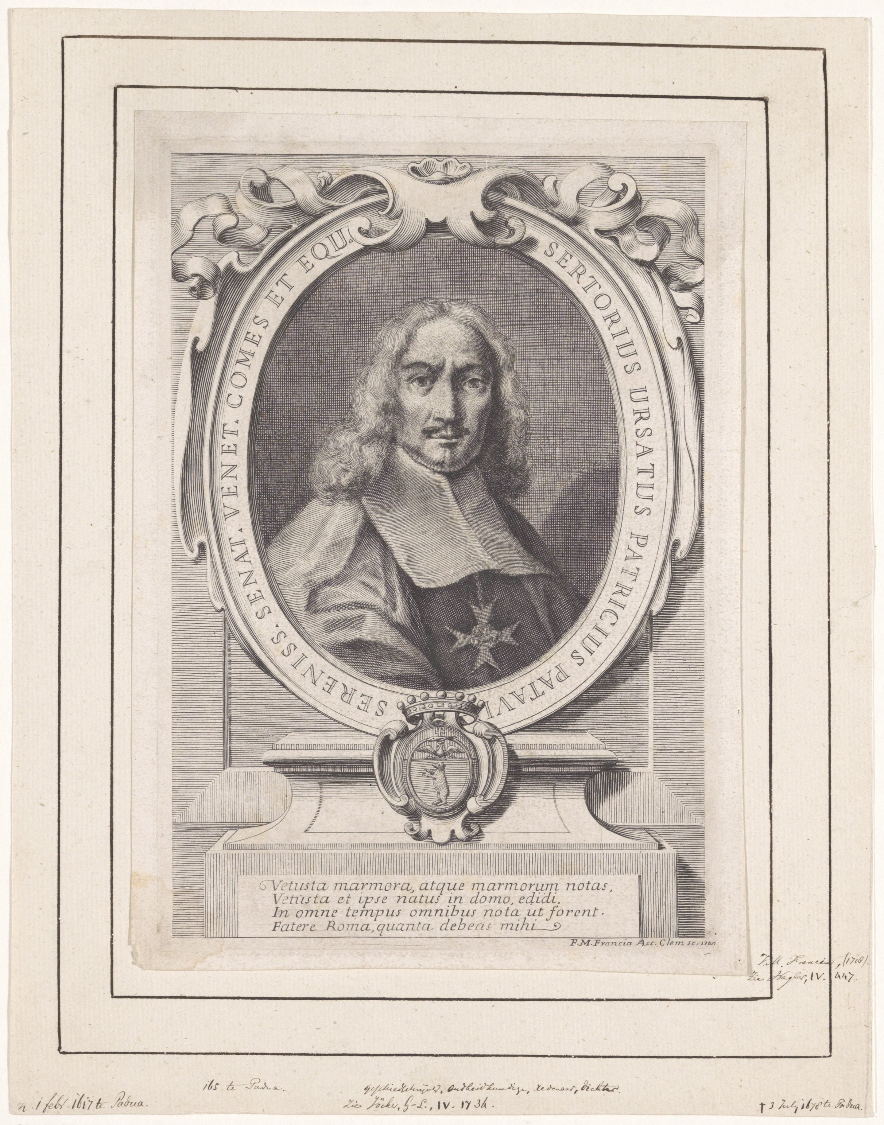 Portret van Sertorius Ursatus