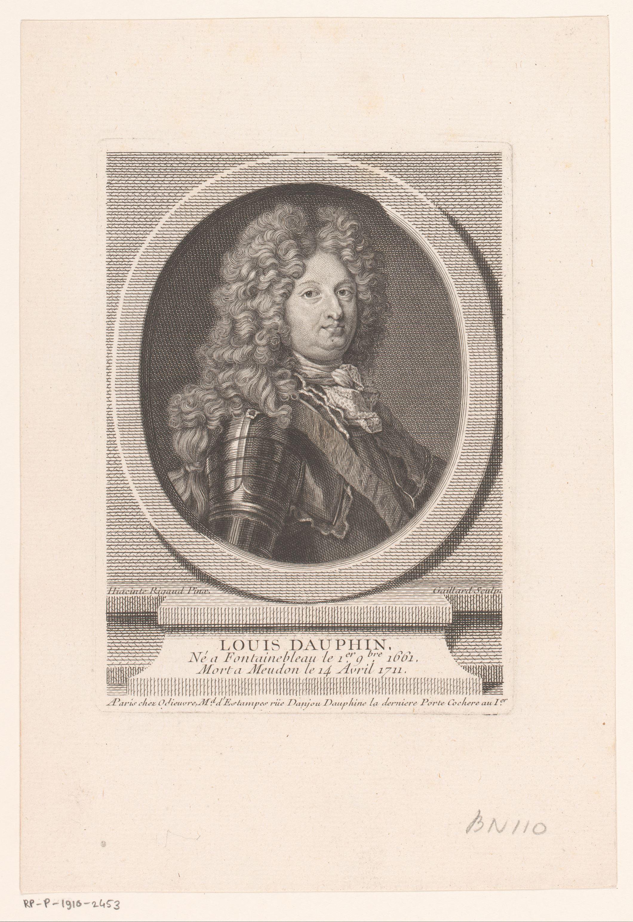 Portret van Lodewijk dauphin van Frankrijk