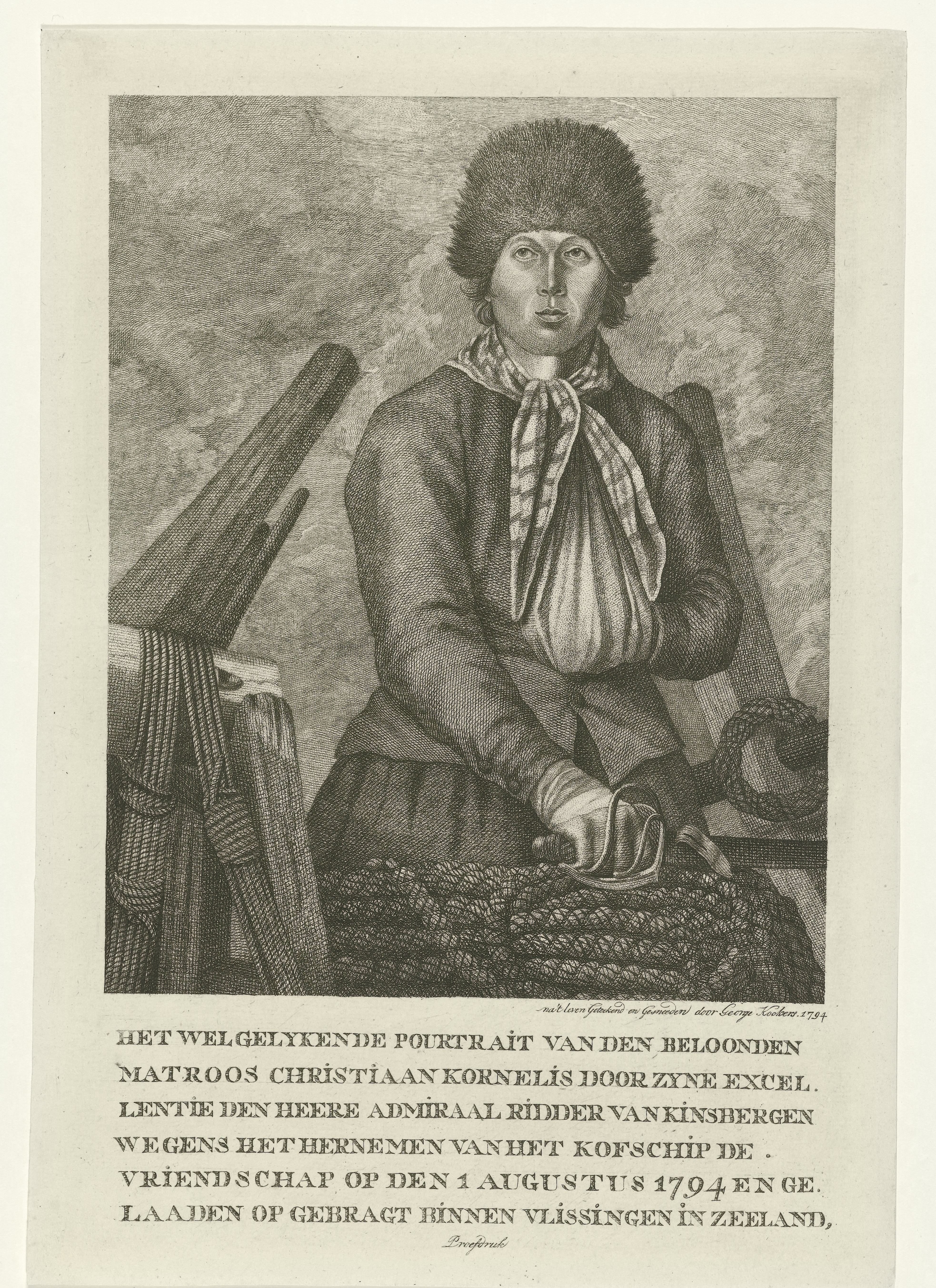 Portret van Christiaan Cornelis