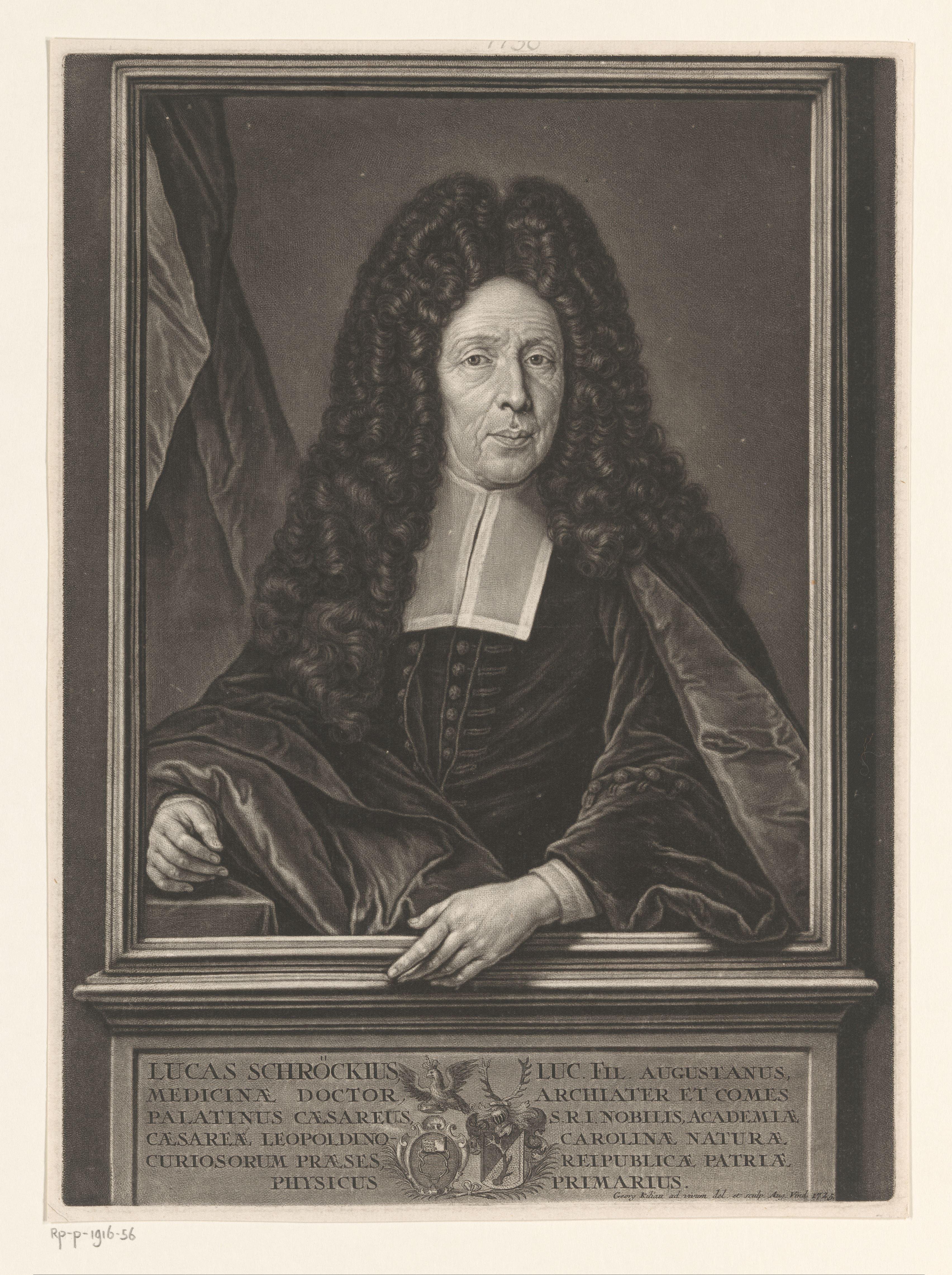 Portret van Lucas Schröck