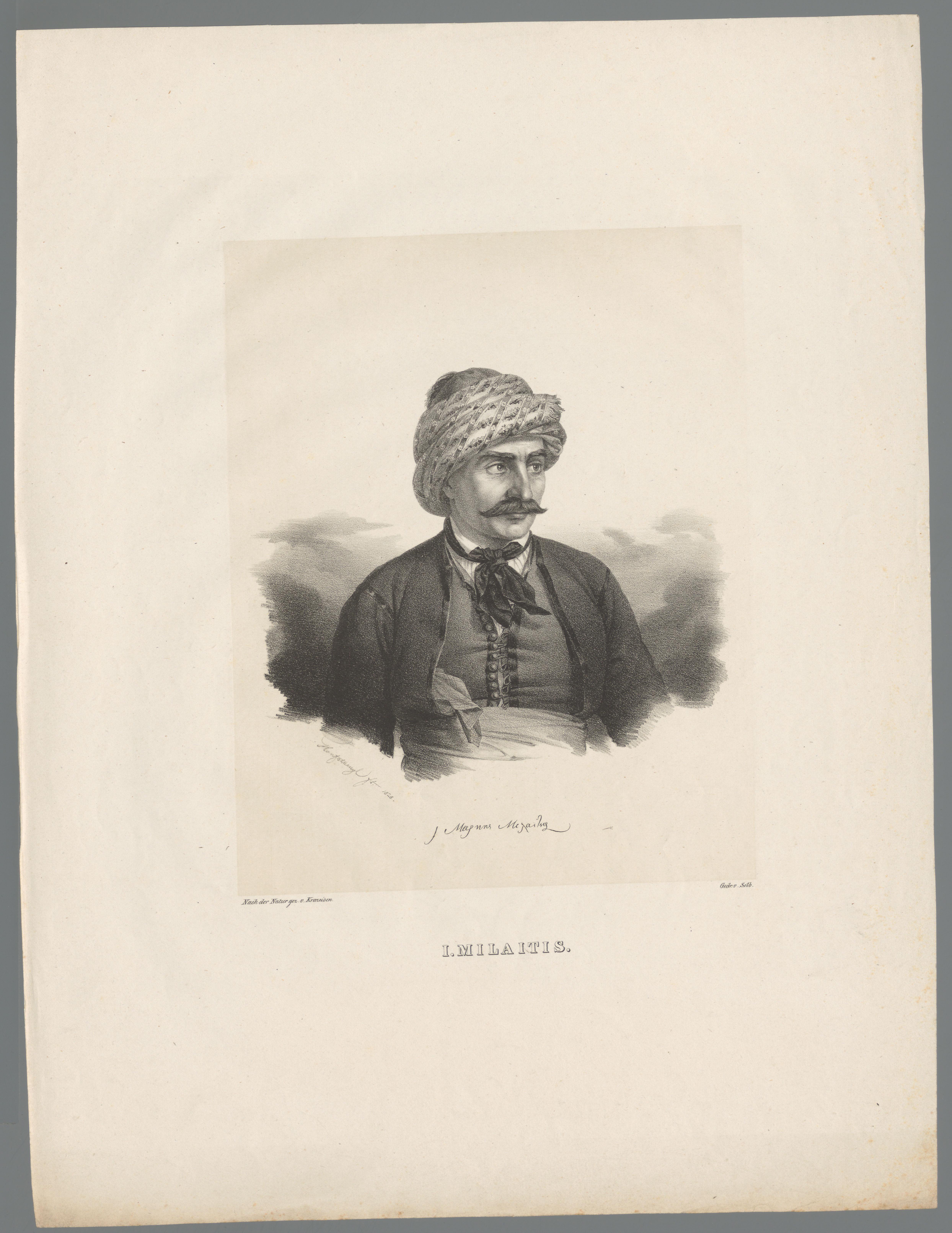 Portret van Ioannis Milaitis