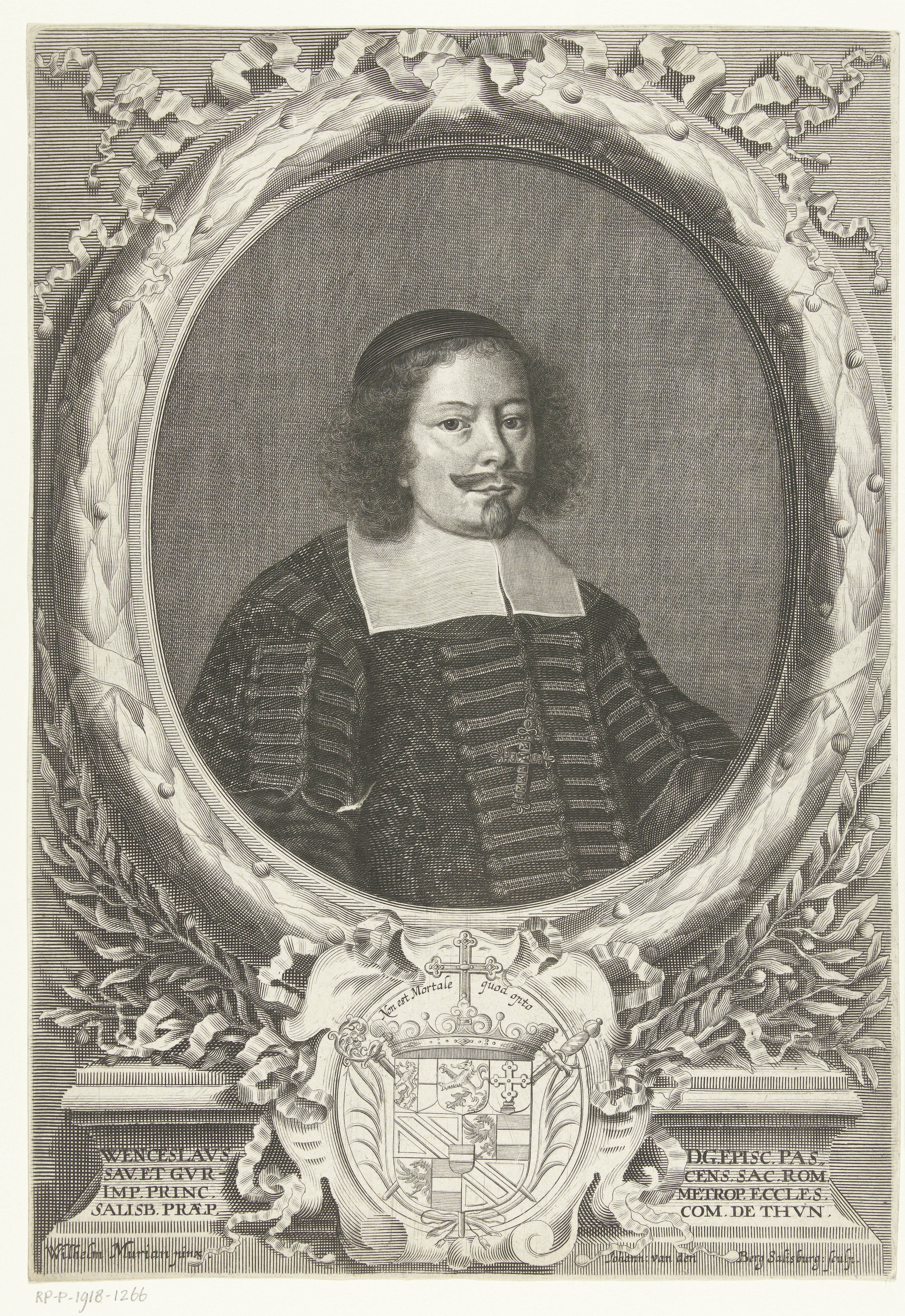 Portret van Wenzeslaus van Thun