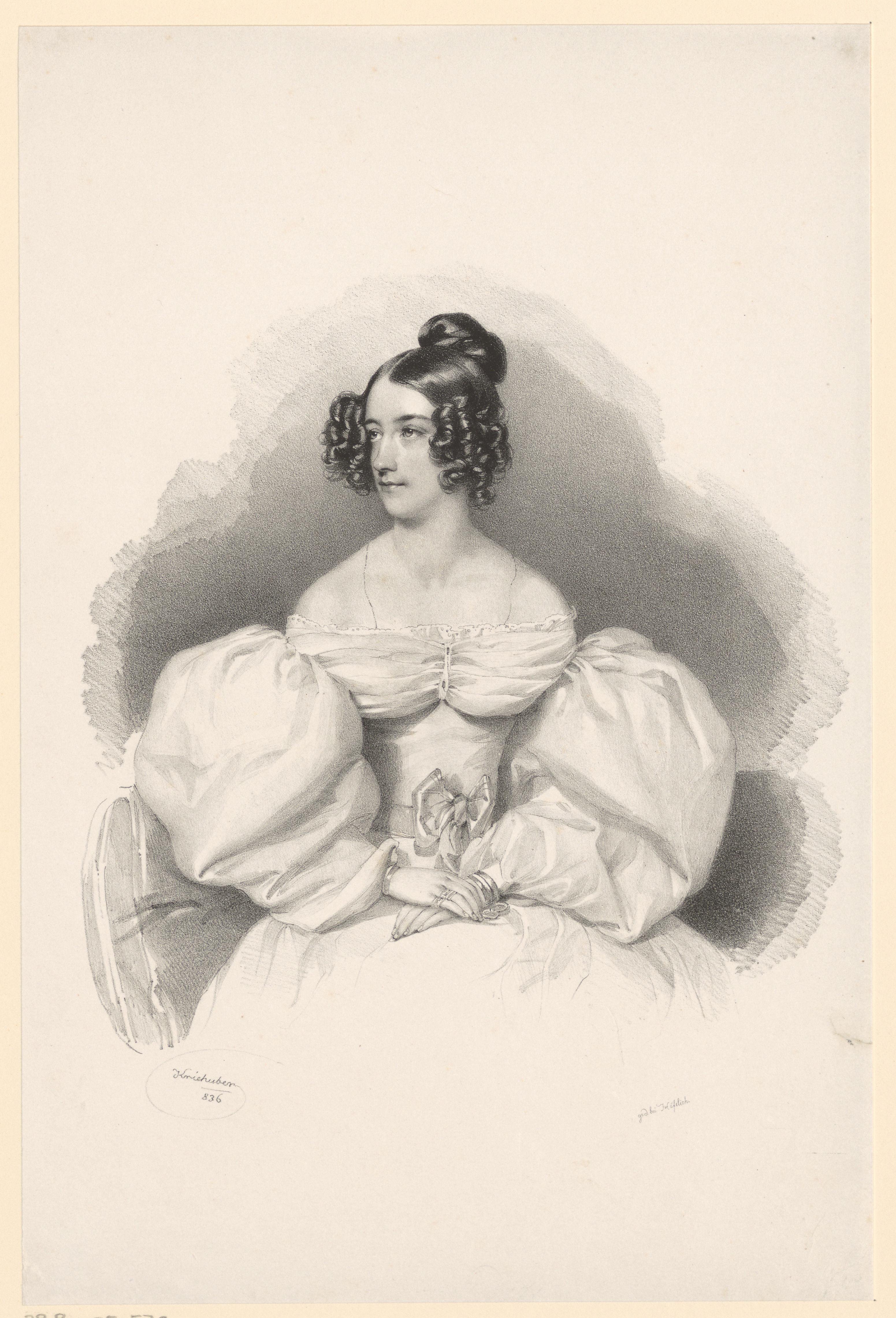Portret van een onbekende vrouw