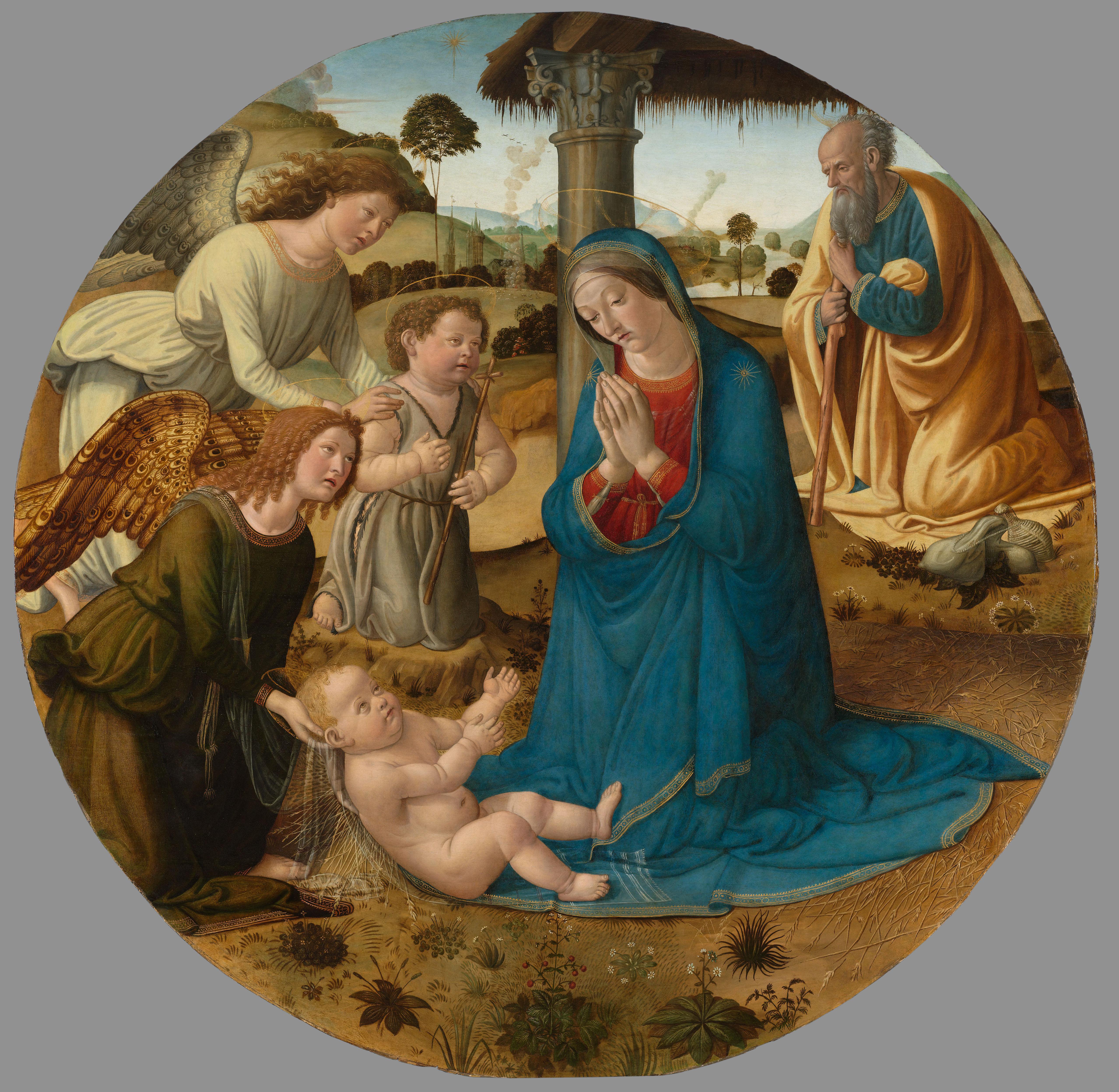 De aanbidding van het Christuskind