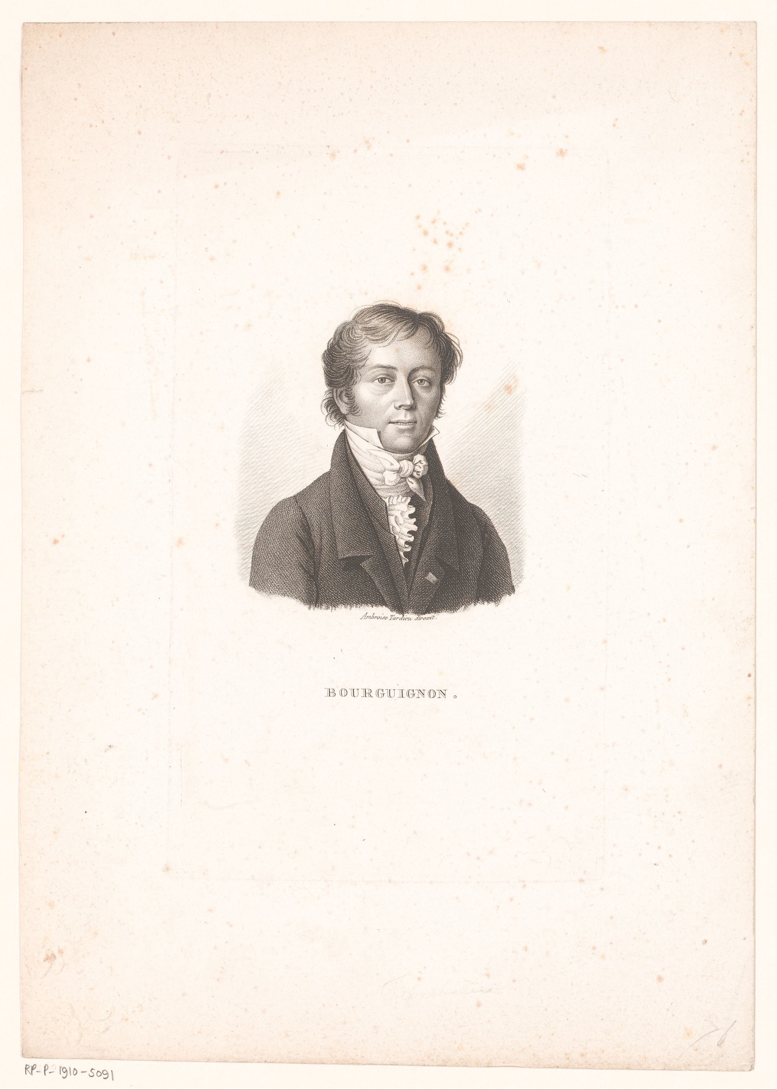 Portret van Bourguignon