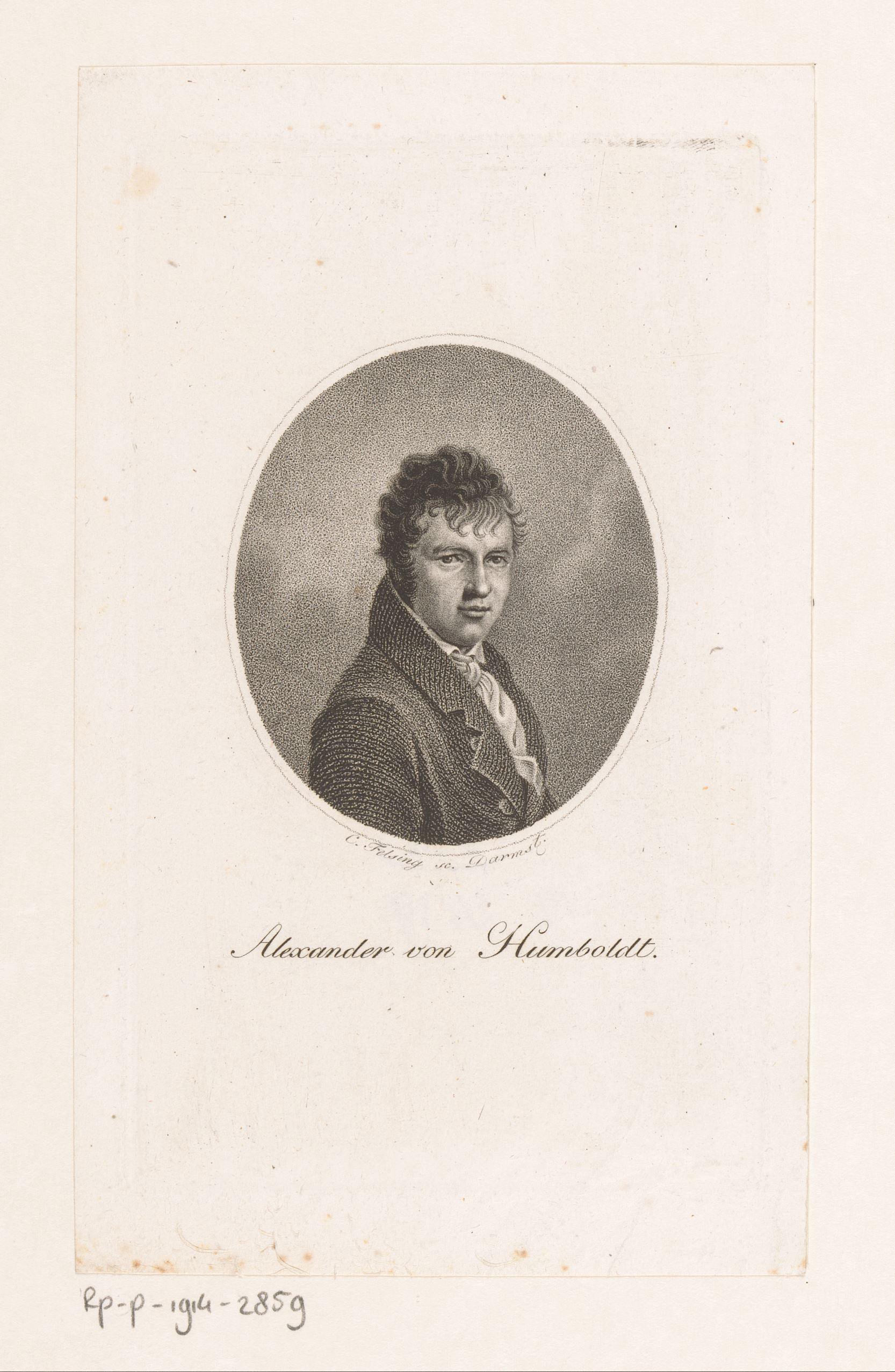 Portret van Alexander von Humboldt
