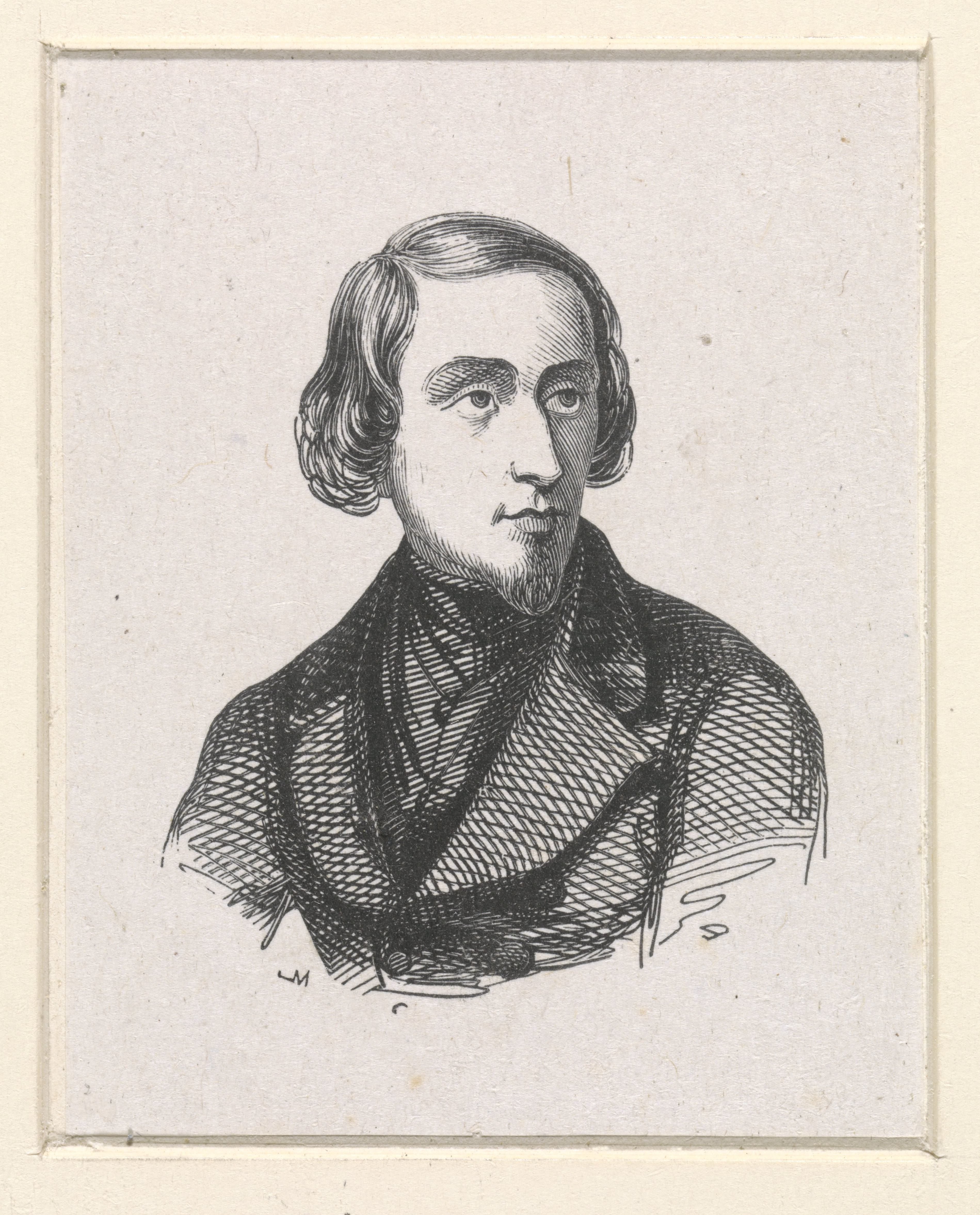 Portret van Simon van den Berg