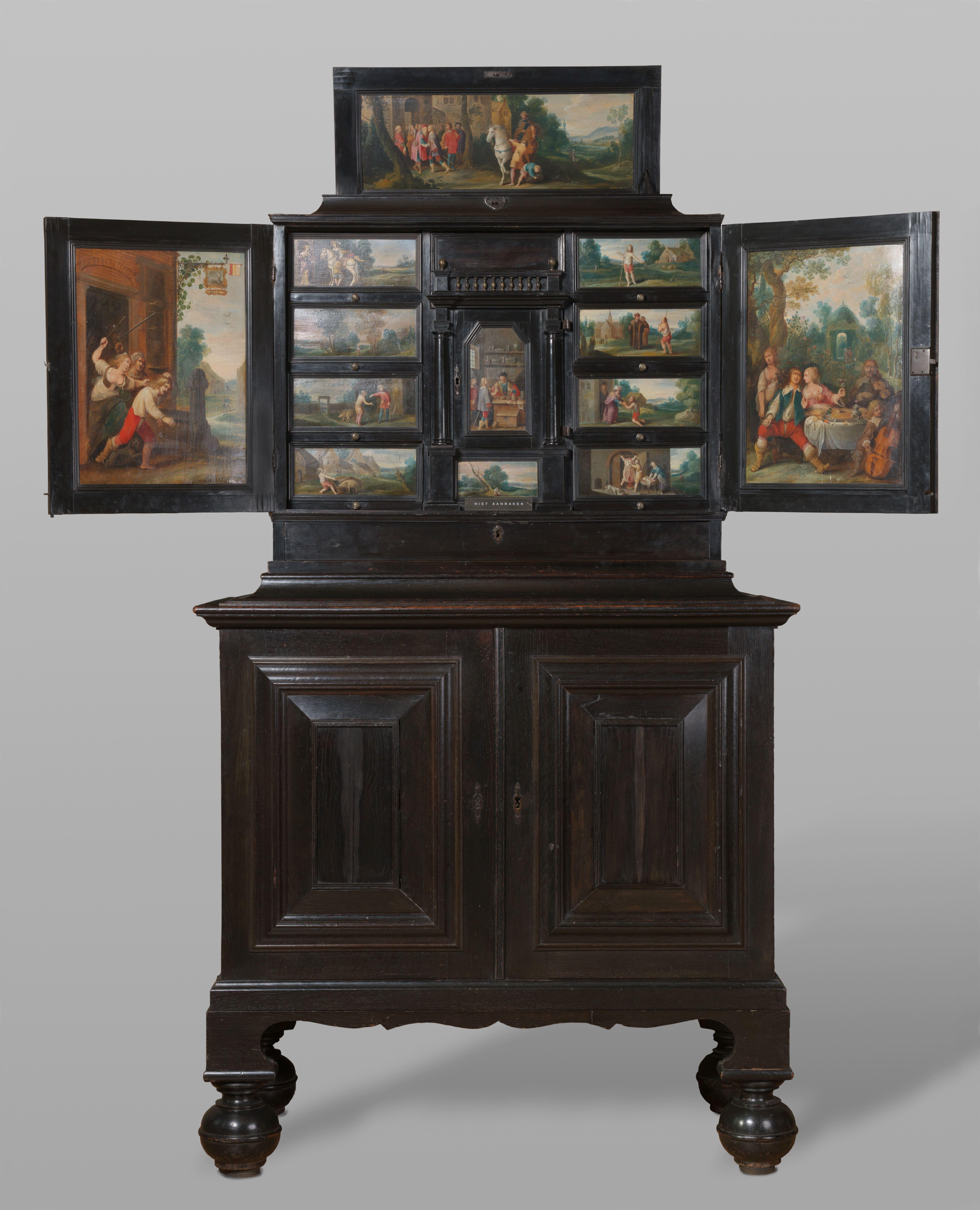 Cabinet Decorated with Episodes from the Parable of the Prodigal Son