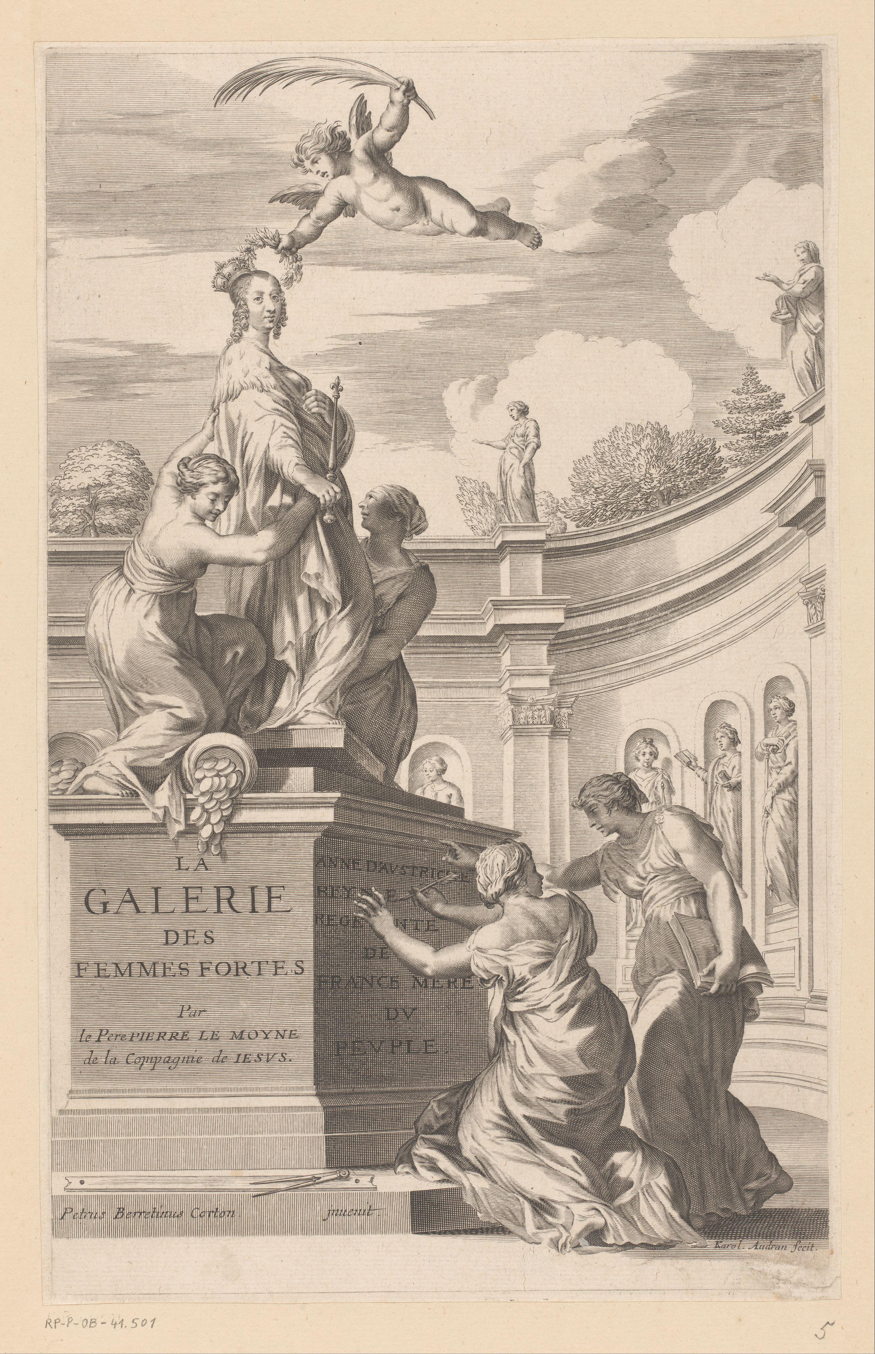Titelpagina voor: Pierre Le Moyne, La galerie des femmes fortes, 1647
