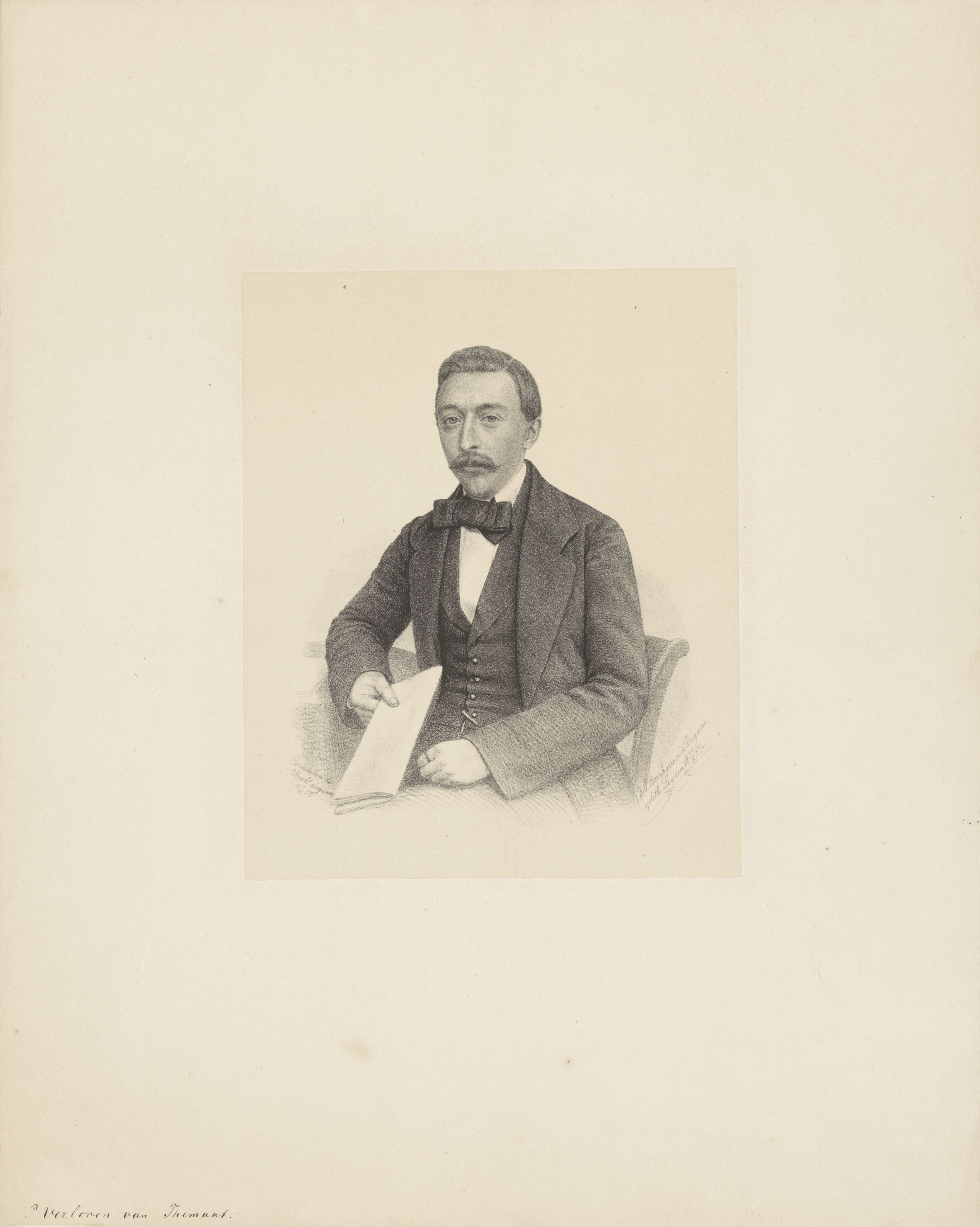 Portret van een onbekende man