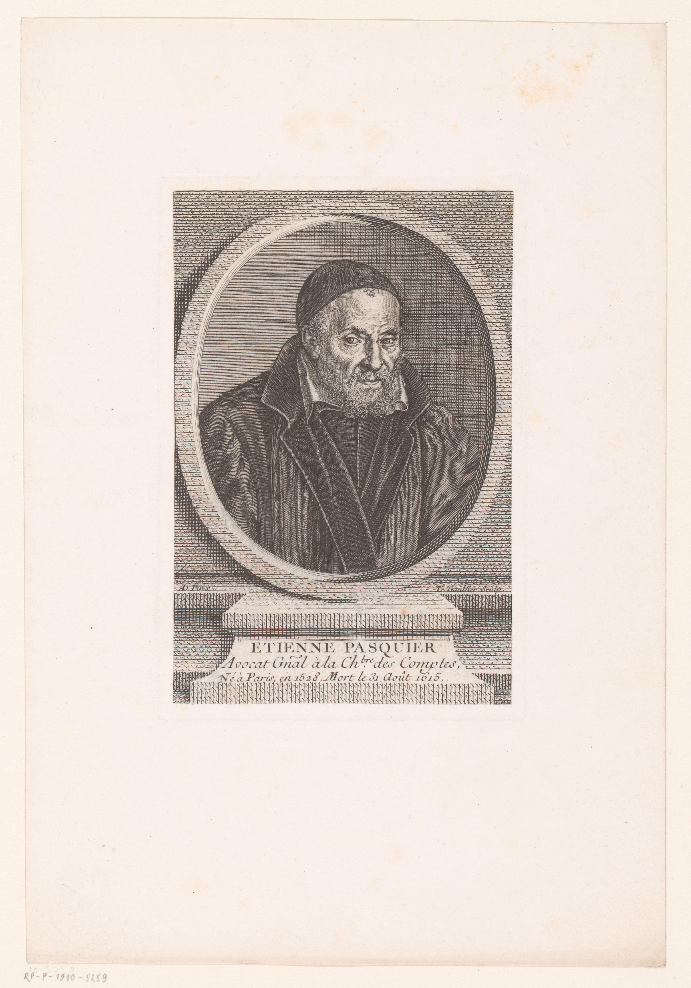 Portret van Étienne Pasquier