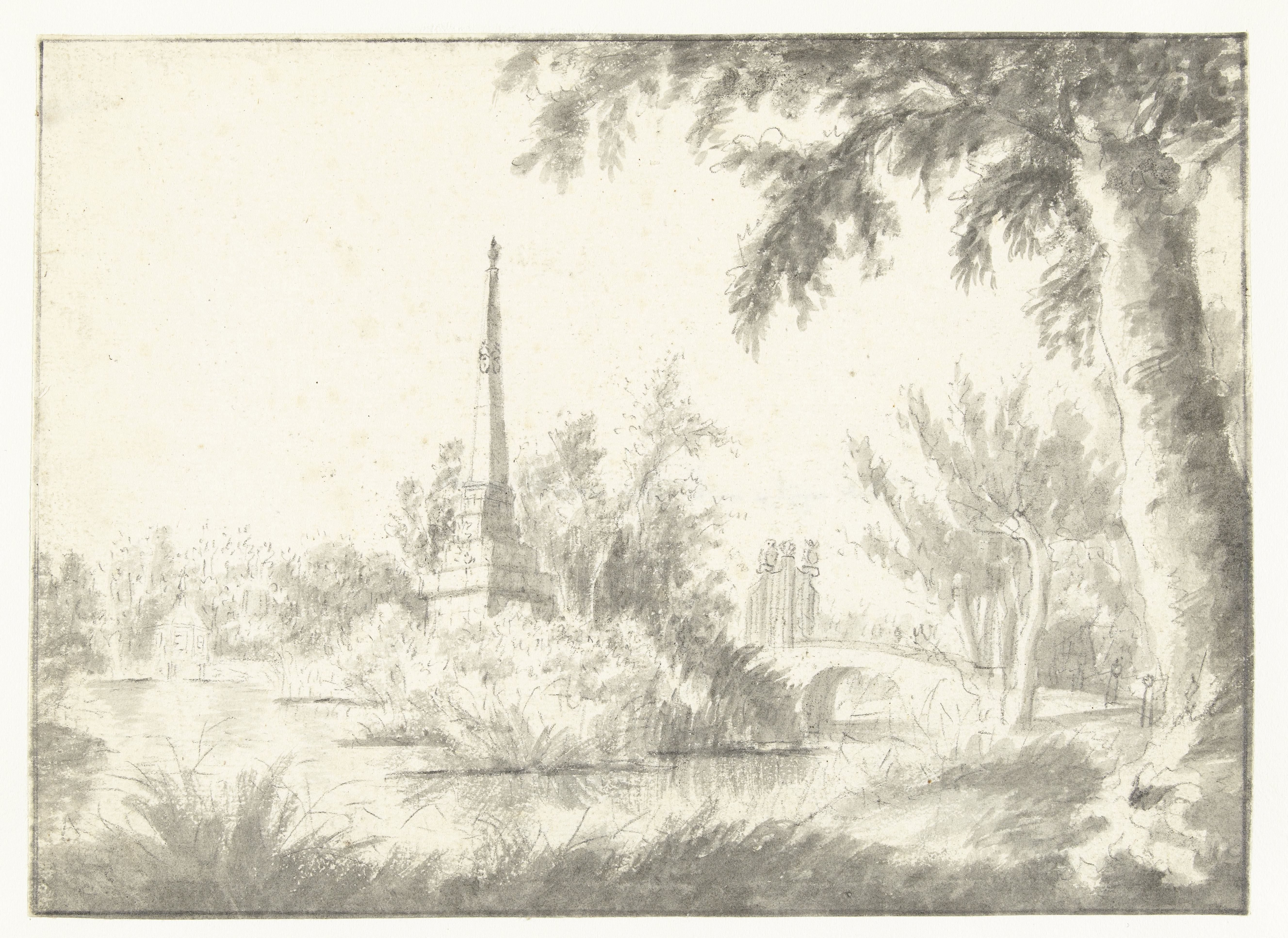 De mijlpaal bij Amstelveen
