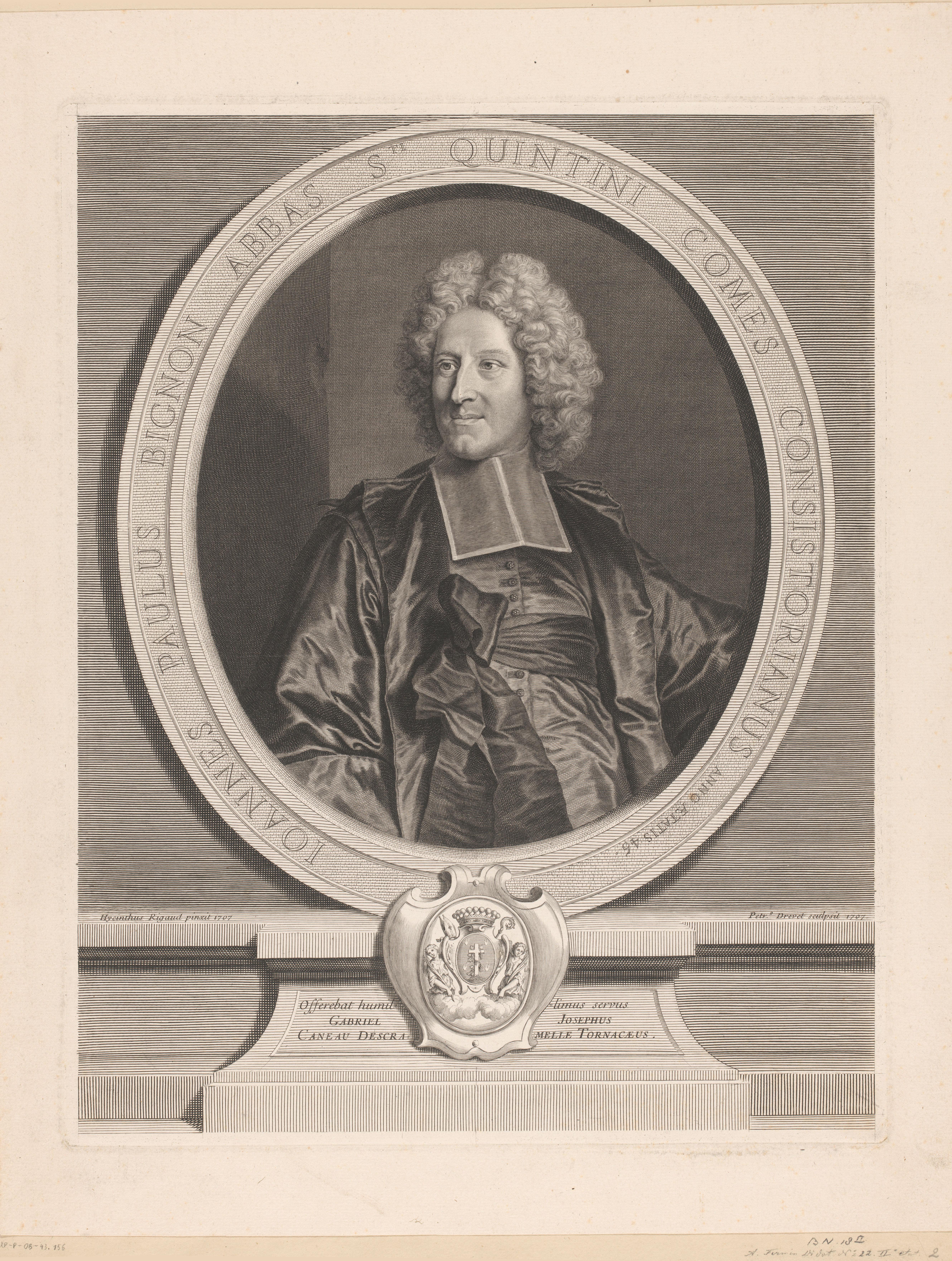 Portret van Jean-Paul Bignon