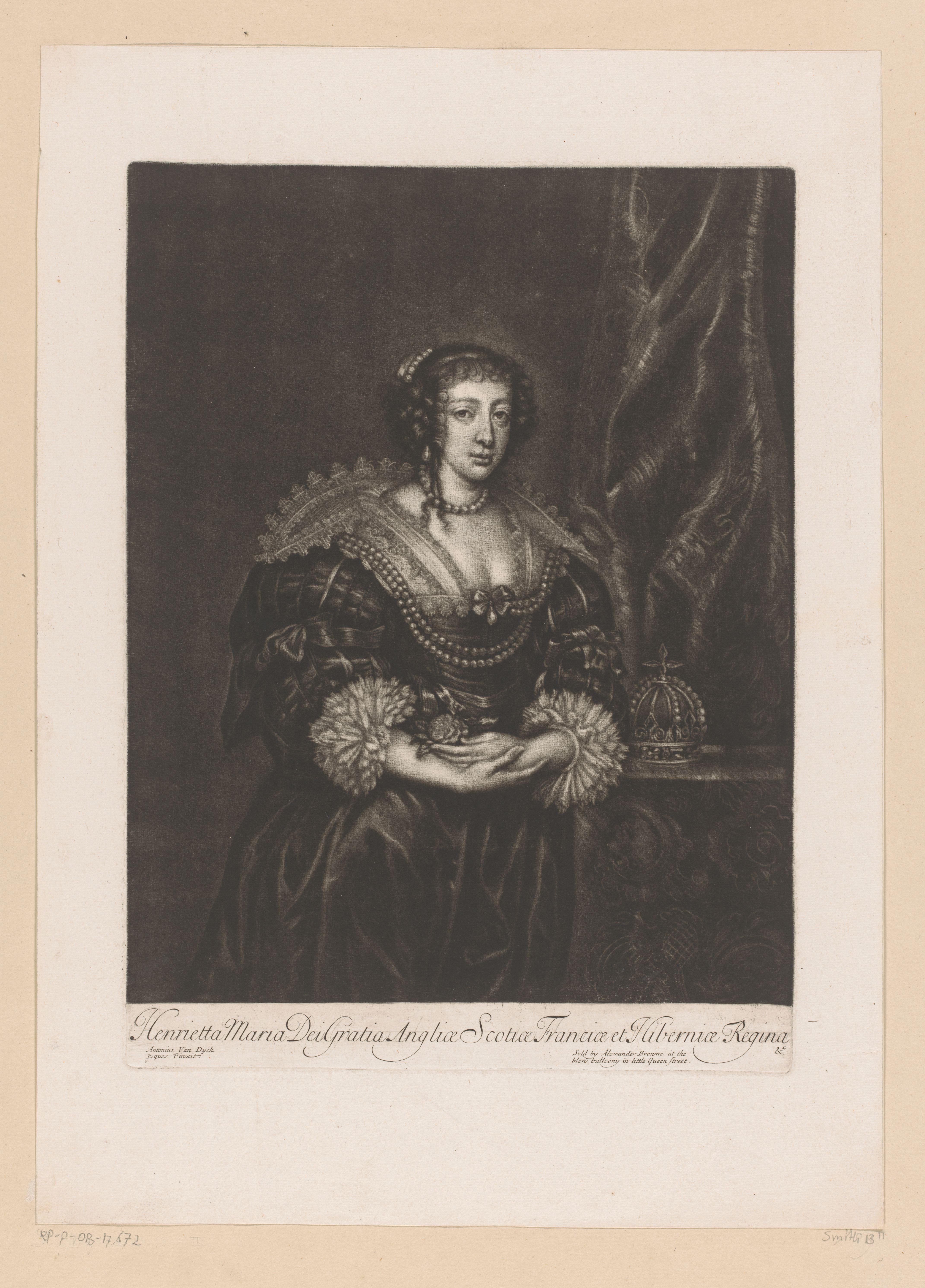 Portret van Henriëtta Maria van Frankrijk