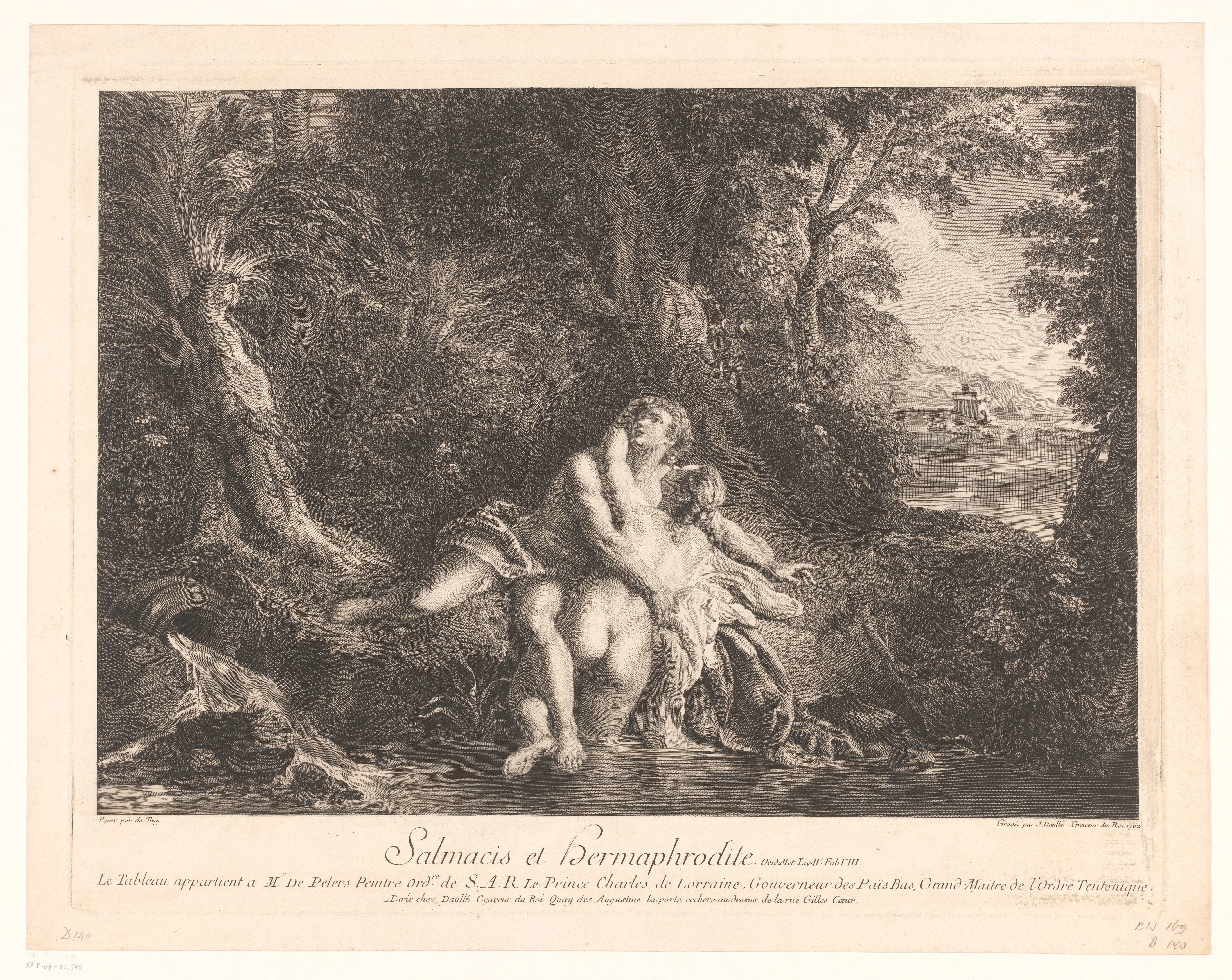 Hermaphroditus omhelsd door Salmacis