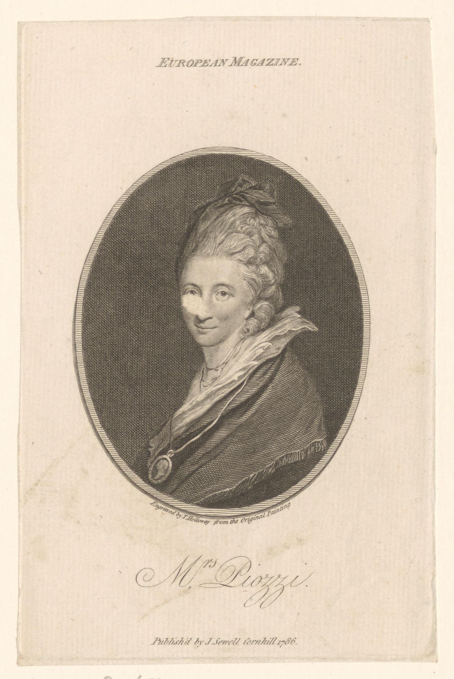 Portret van Hester Thrale