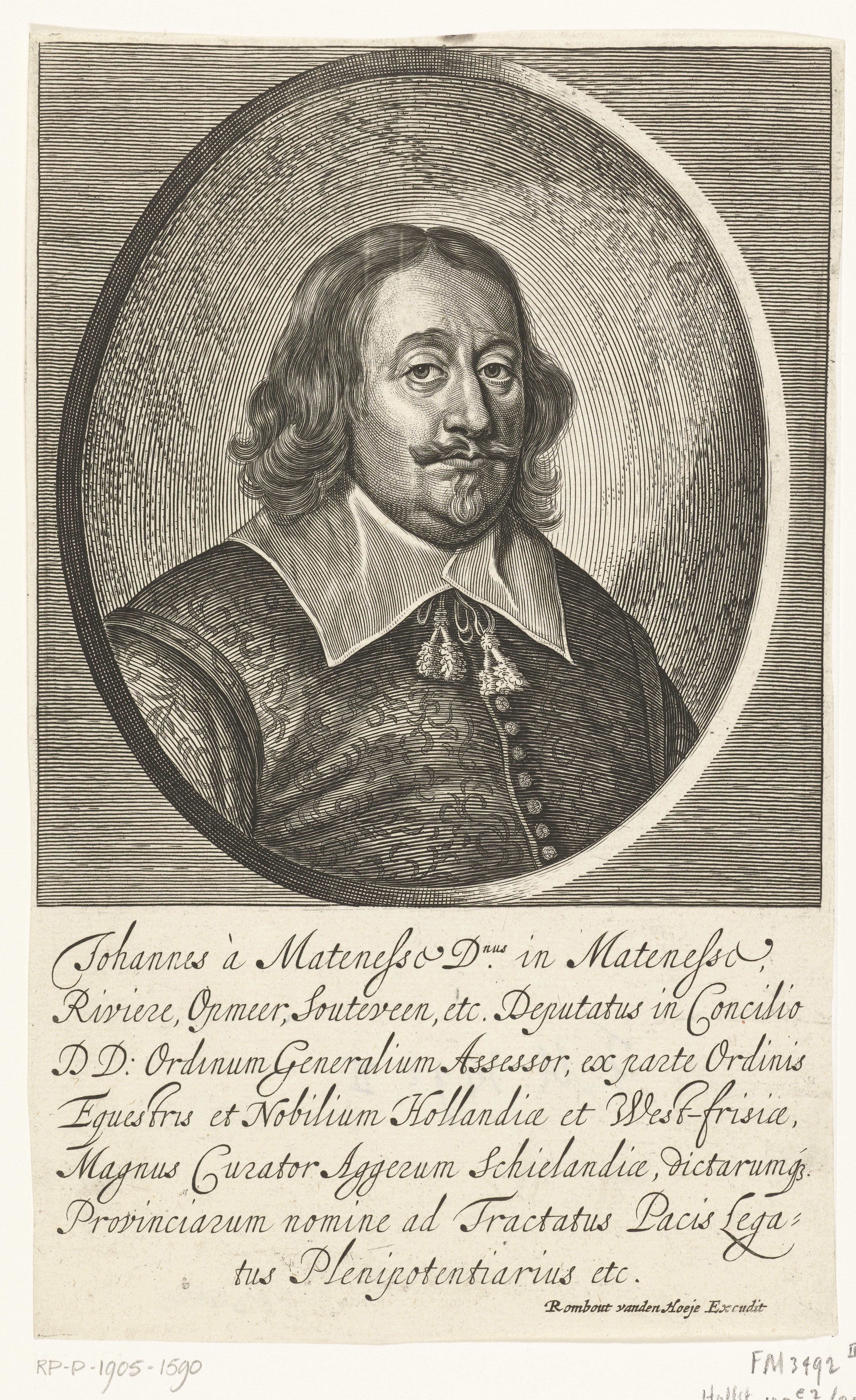 Portret Johan van Mathenesse