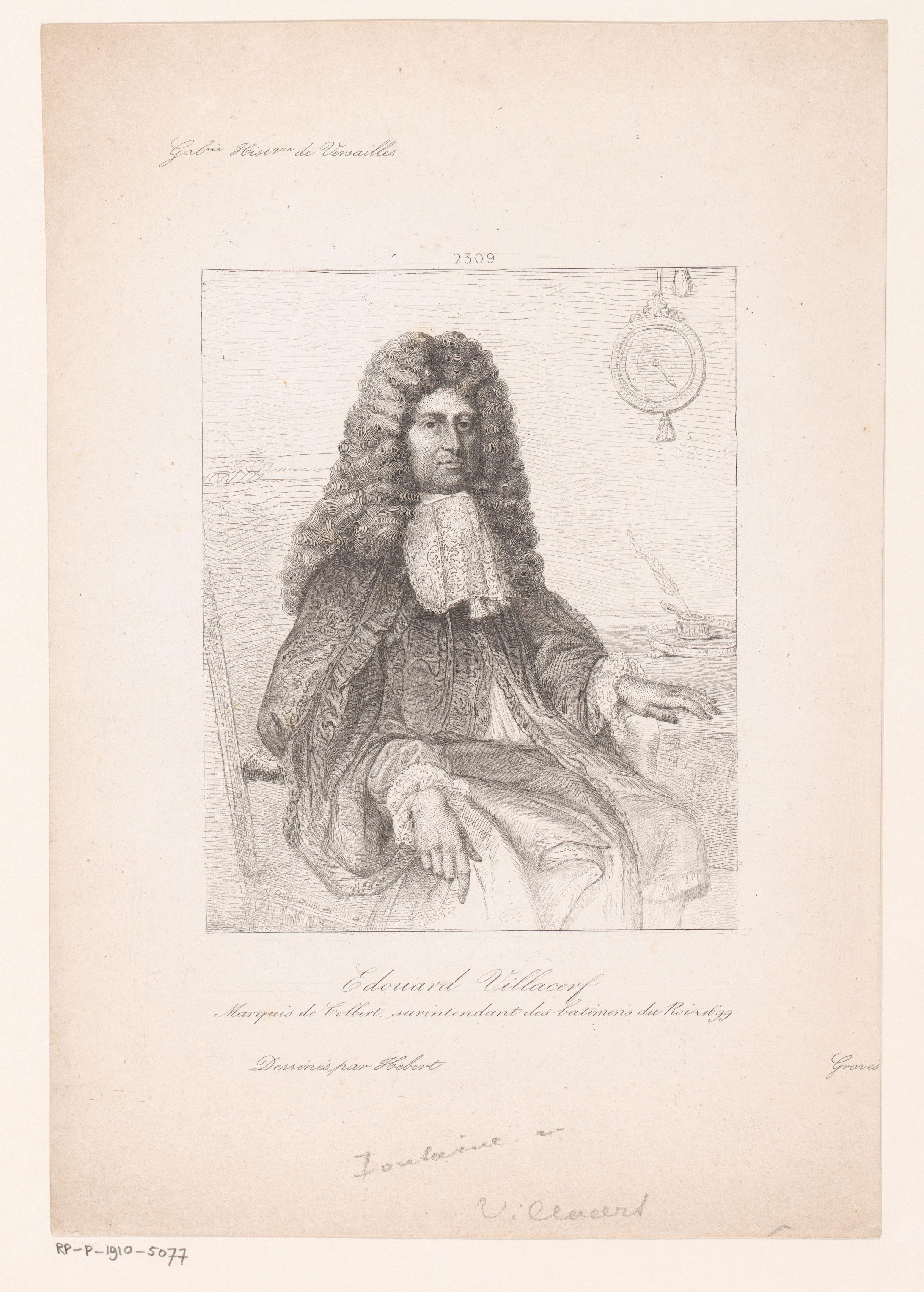 Portret van Edouard Colbert de Villacerf