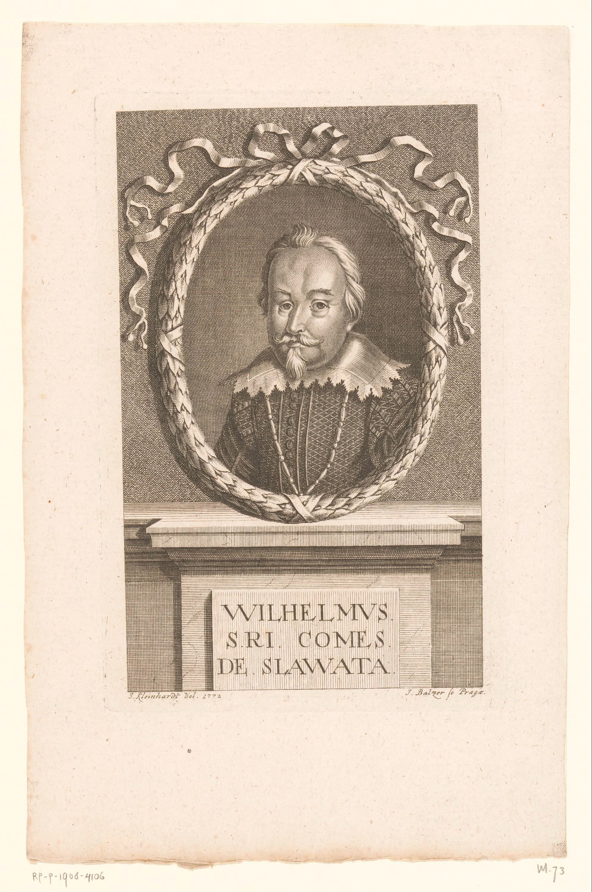 Portret van Wilhelm von Slawata